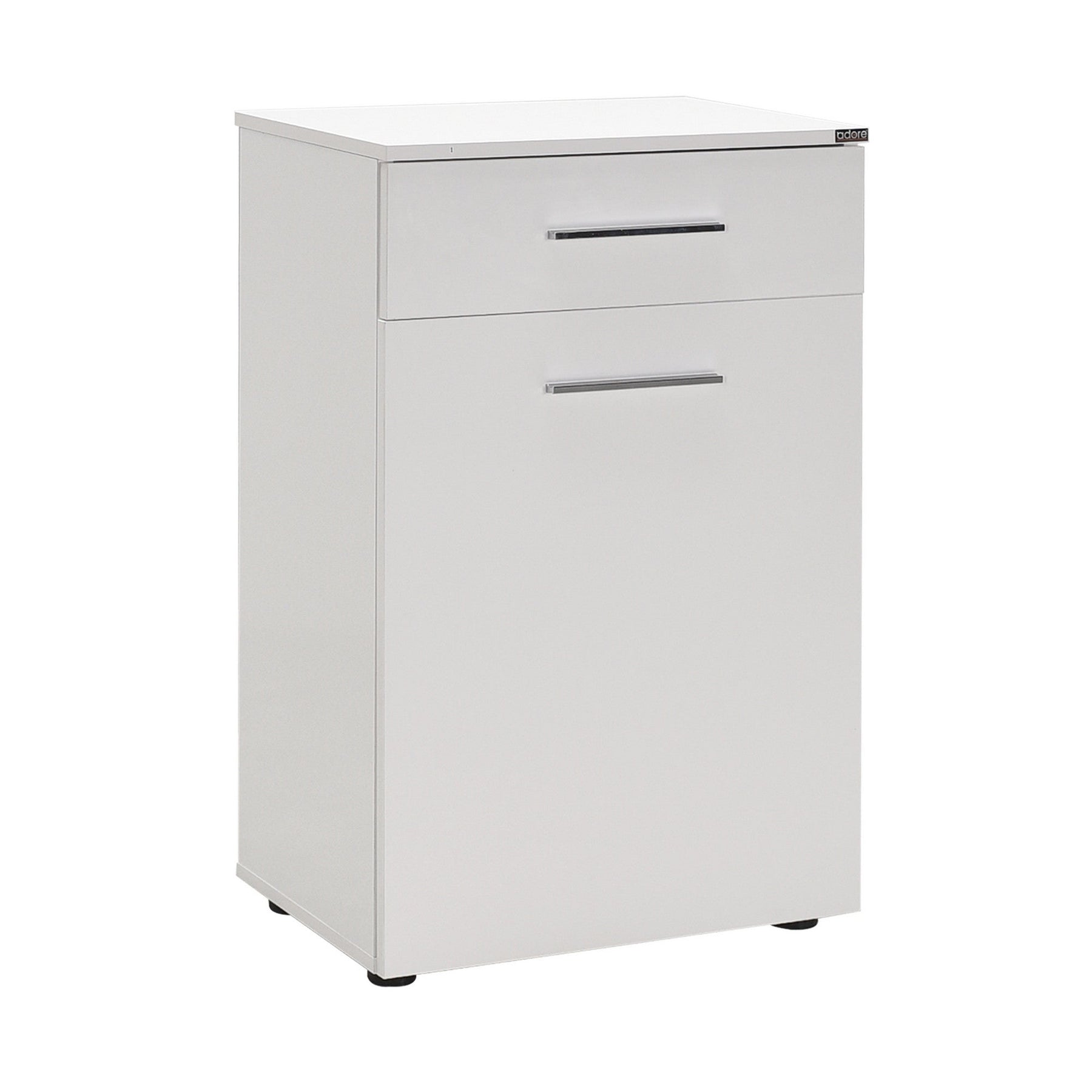Dulap baie ADR-611-PP-1, alb, PAL, 52x38x83 cm