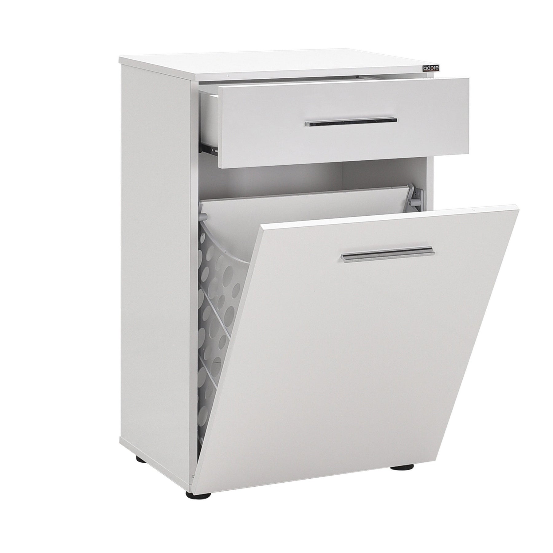 Dulap baie ADR-611-PP-1, alb, PAL, 52x38x83 cm
