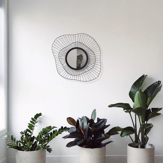 Oglinda decorativa Euro Flora, metal 100%, 69 x 8 x 60 cm