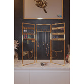 Suport bijuterii 498HFT1116, auriu, metal, 40x4x45 cm