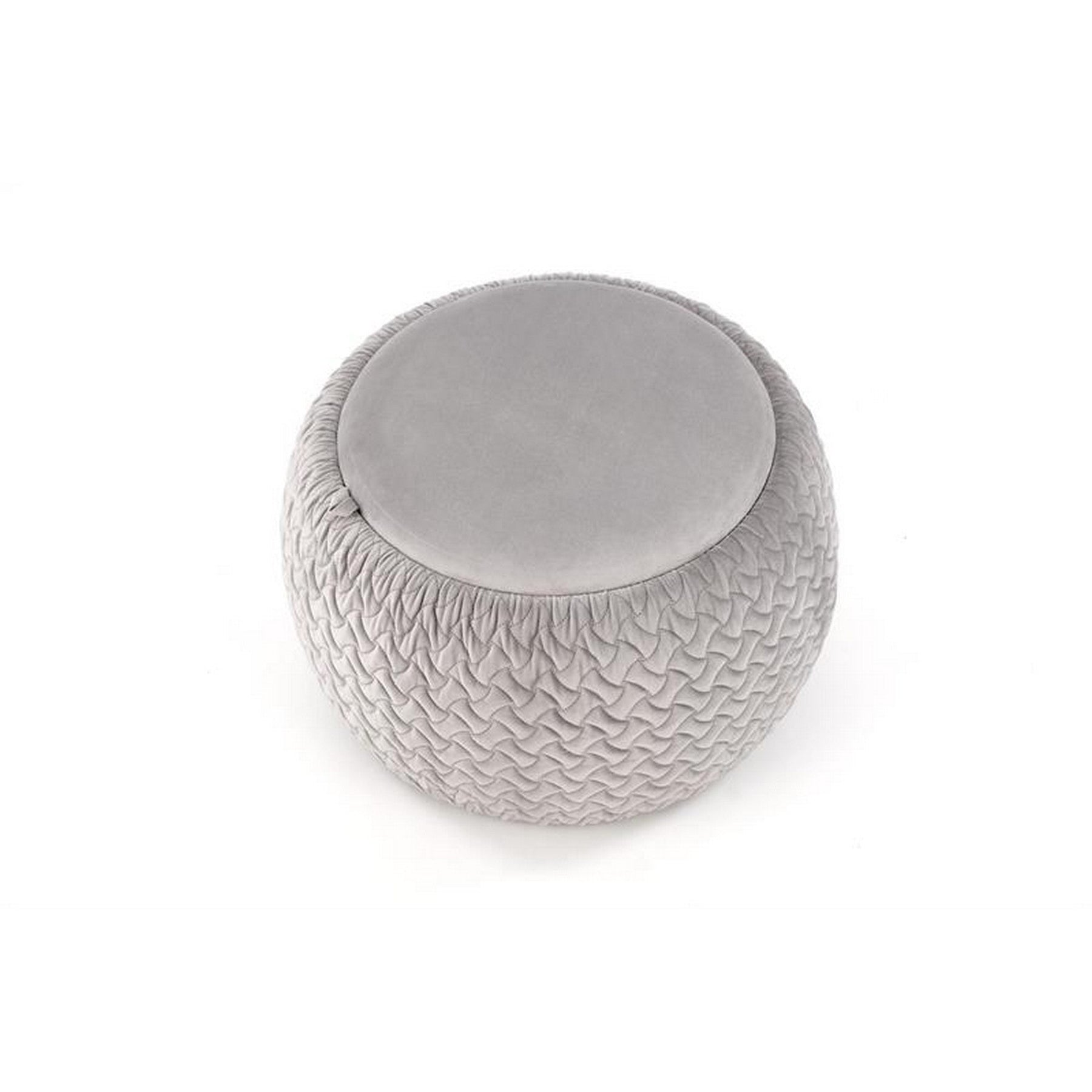 Taburet multifunctional gri Bono, cu spatiu pentru depozitare, 54x37 cm