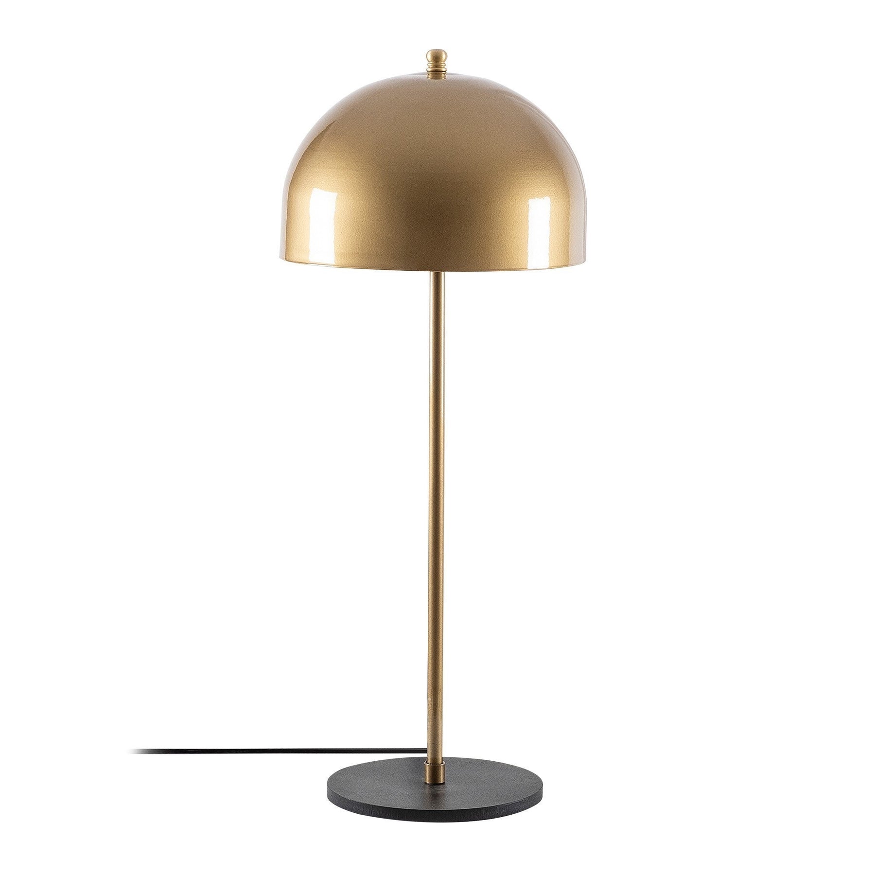 Veioza Can - NT - 134, metal, auriu, 24x24x58 cm