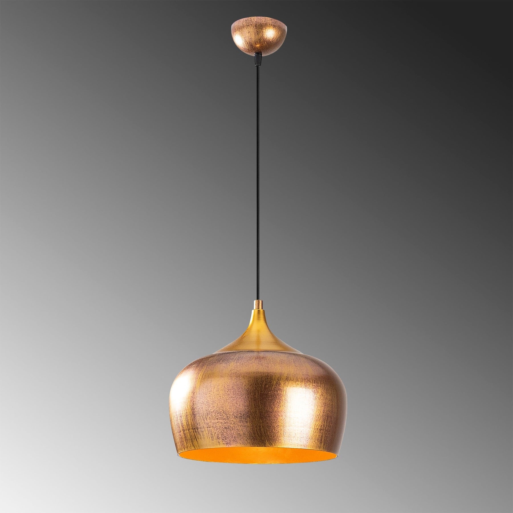 Lustra Berceste - 211-S, corp metalic, cupru, 30x30x123 cm