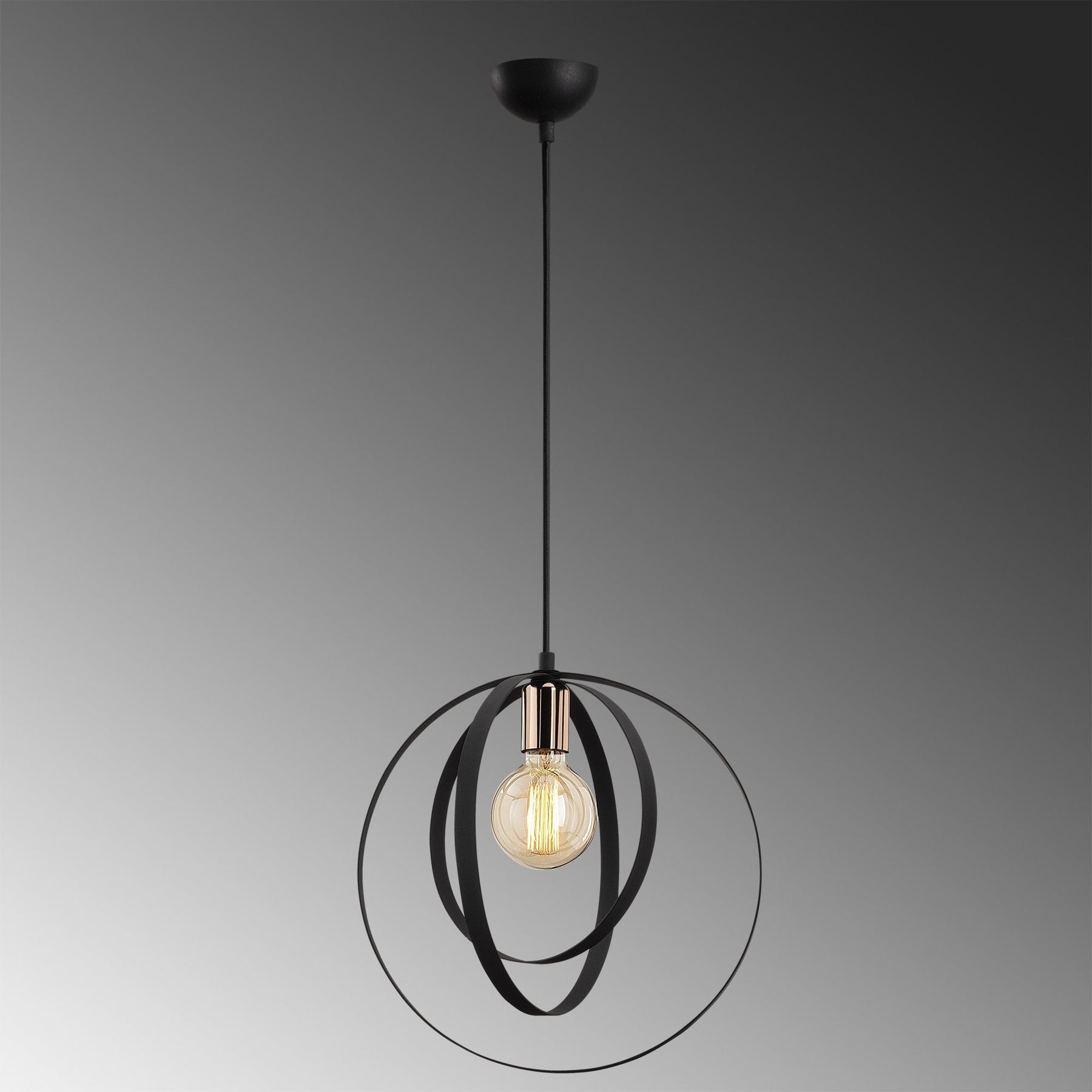 Lustra Vaveyla, 446-S, metal, negru, 35x131 cm