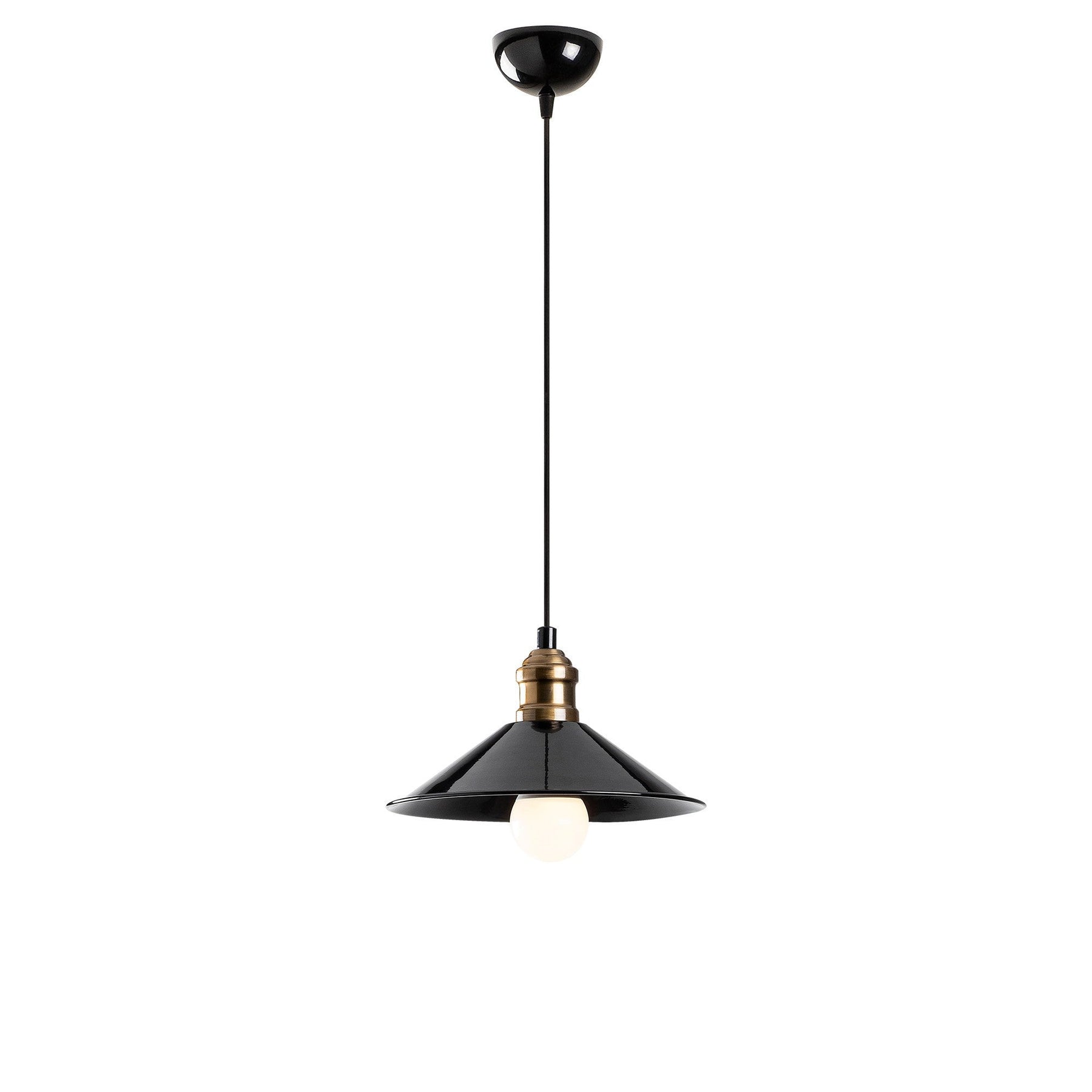 Lustra Berceste - 250-S, metal, negru, 24x108 cm