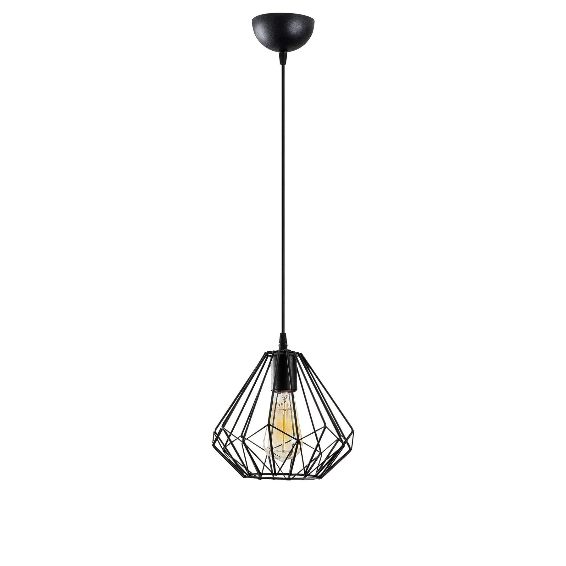 Lustra 704-S, negru, metal, 23x117 cm