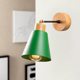 Lampa de perete Manavgat, N-614, cadru metalic, verde, 14x25 cm
