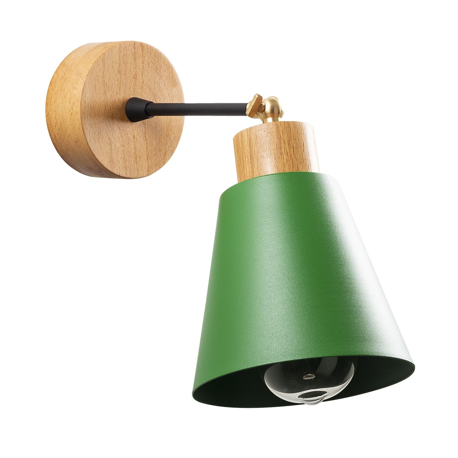 Lampa de perete Manavgat, N-614, cadru metalic, verde, 14x25 cm
