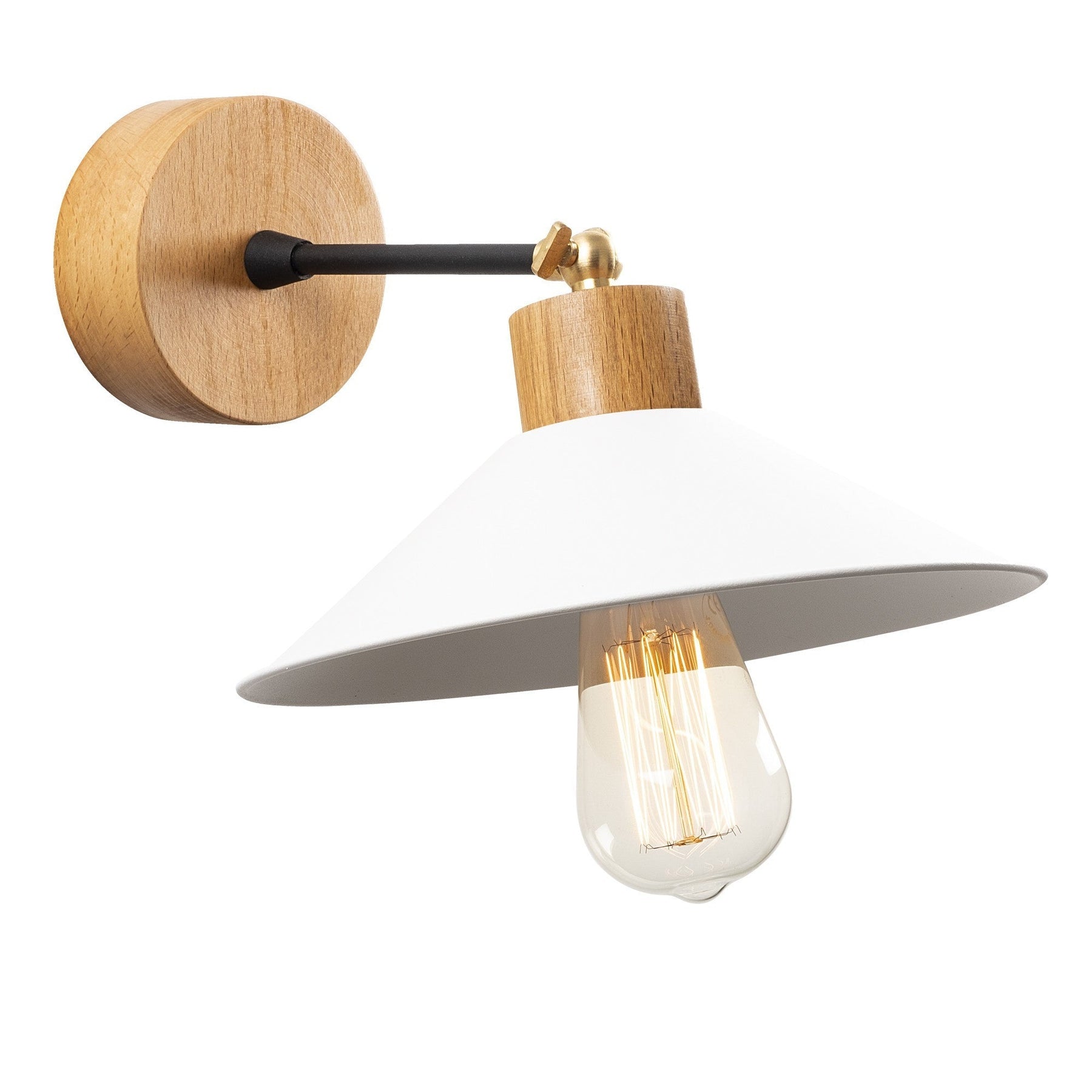 Lampa de perete Manavgat, N-628, metal. alb, 24x20 cm
