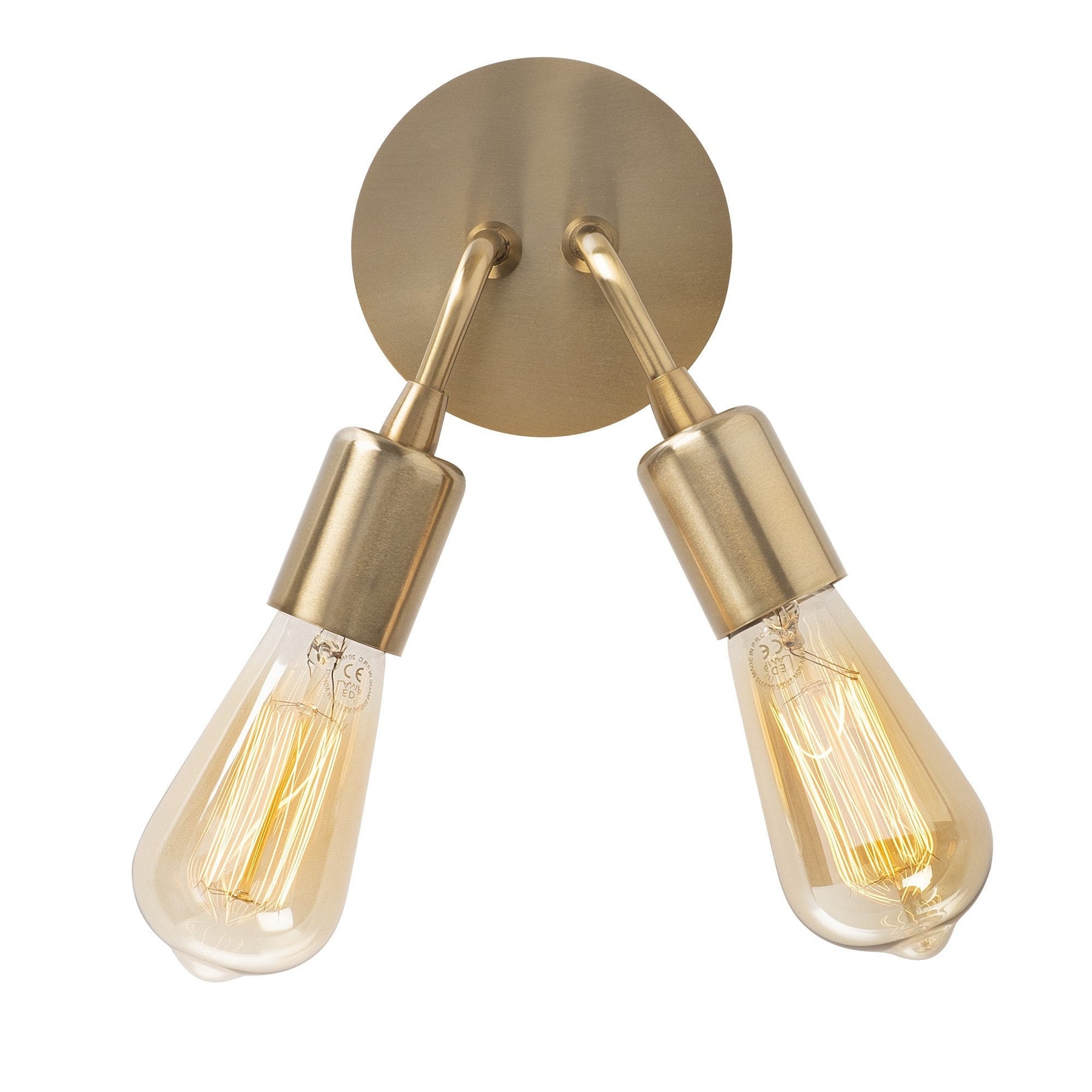 Lampa de perete Harput, N-1332, cadru metalic, auriu, 14x20 cm