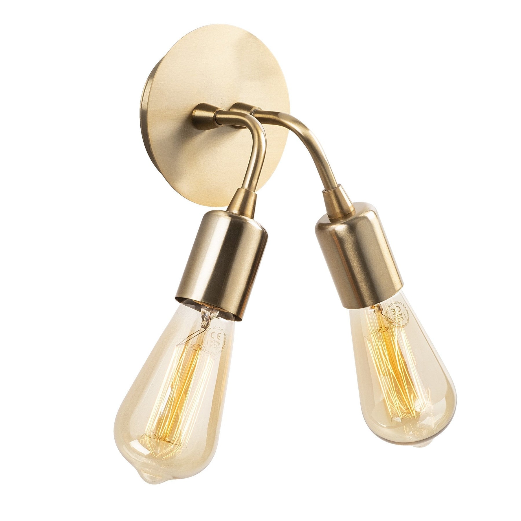 Lampa de perete Harput, N-1332, cadru metalic, auriu, 14x20 cm