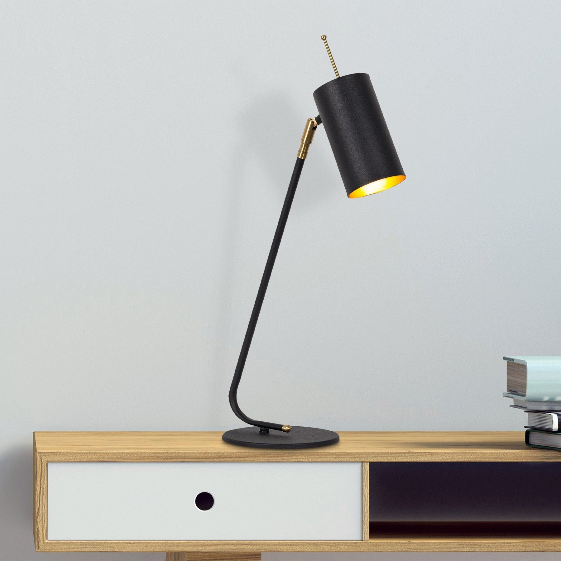 Veioza Sivani, MR-611, metal, negru, 8X26X55 cm
