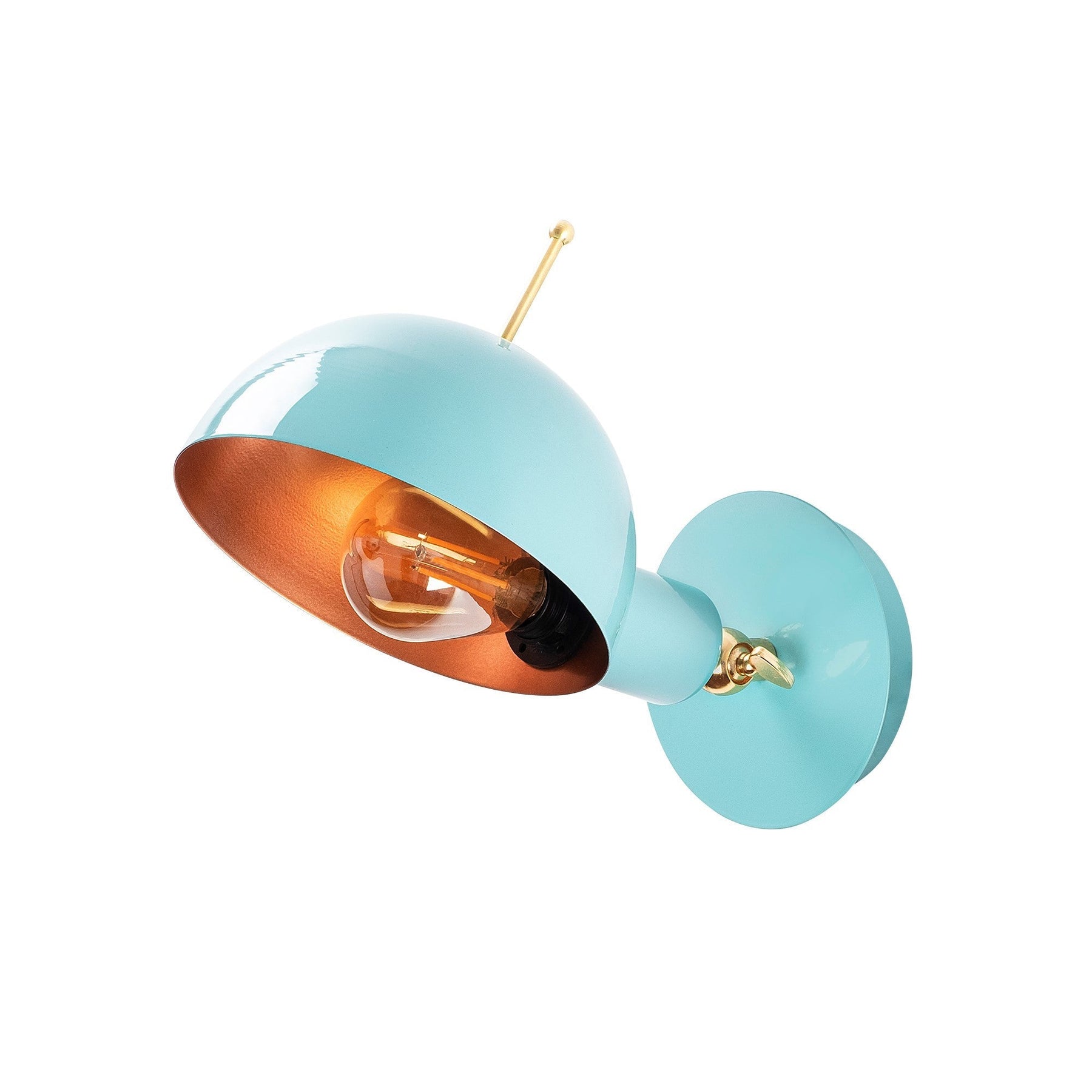 Lampa de perete Sivani, MR-654, metal, bleu, 15x23x20 cm