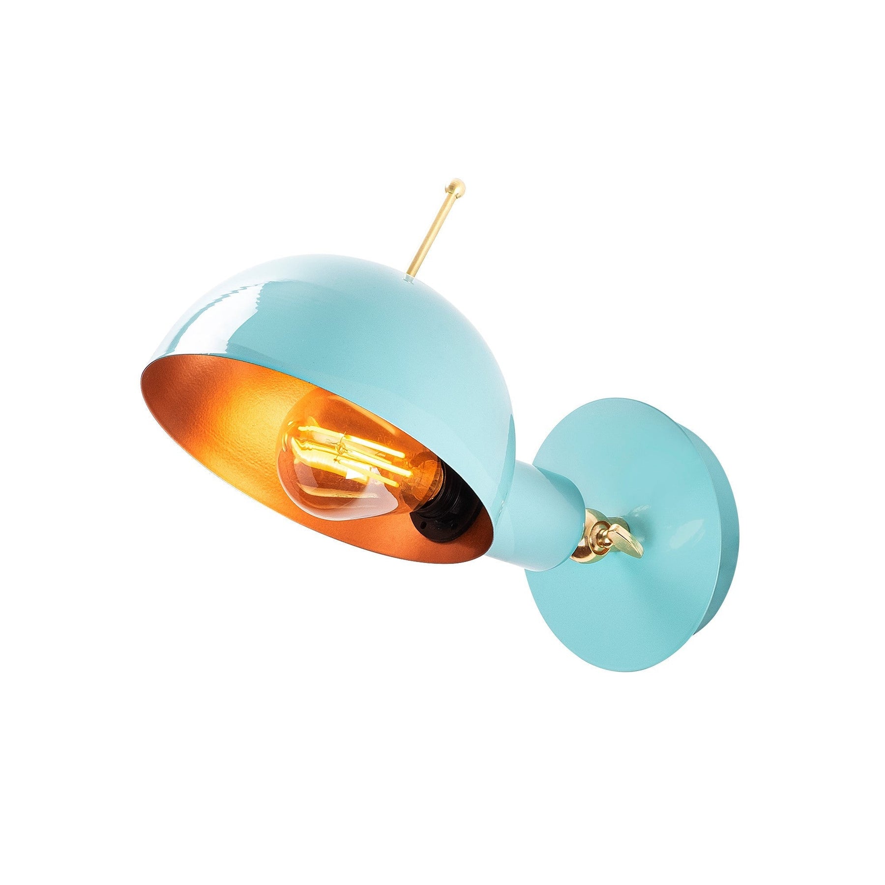Lampa de perete Sivani, MR-654, metal, bleu, 15x23x20 cm