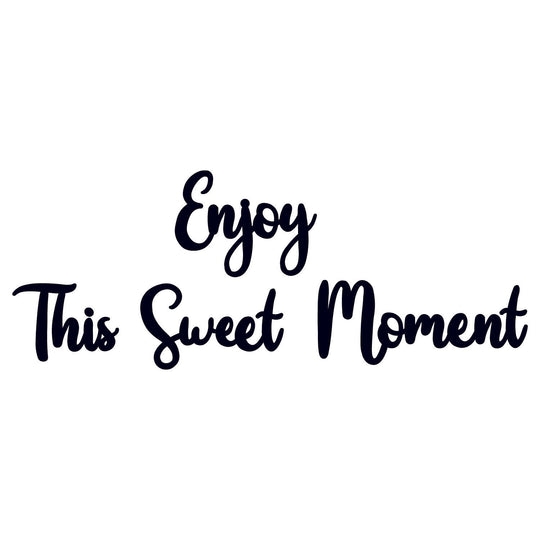 Accesporiu decorativ Enjoy, negru, 106x40 cm