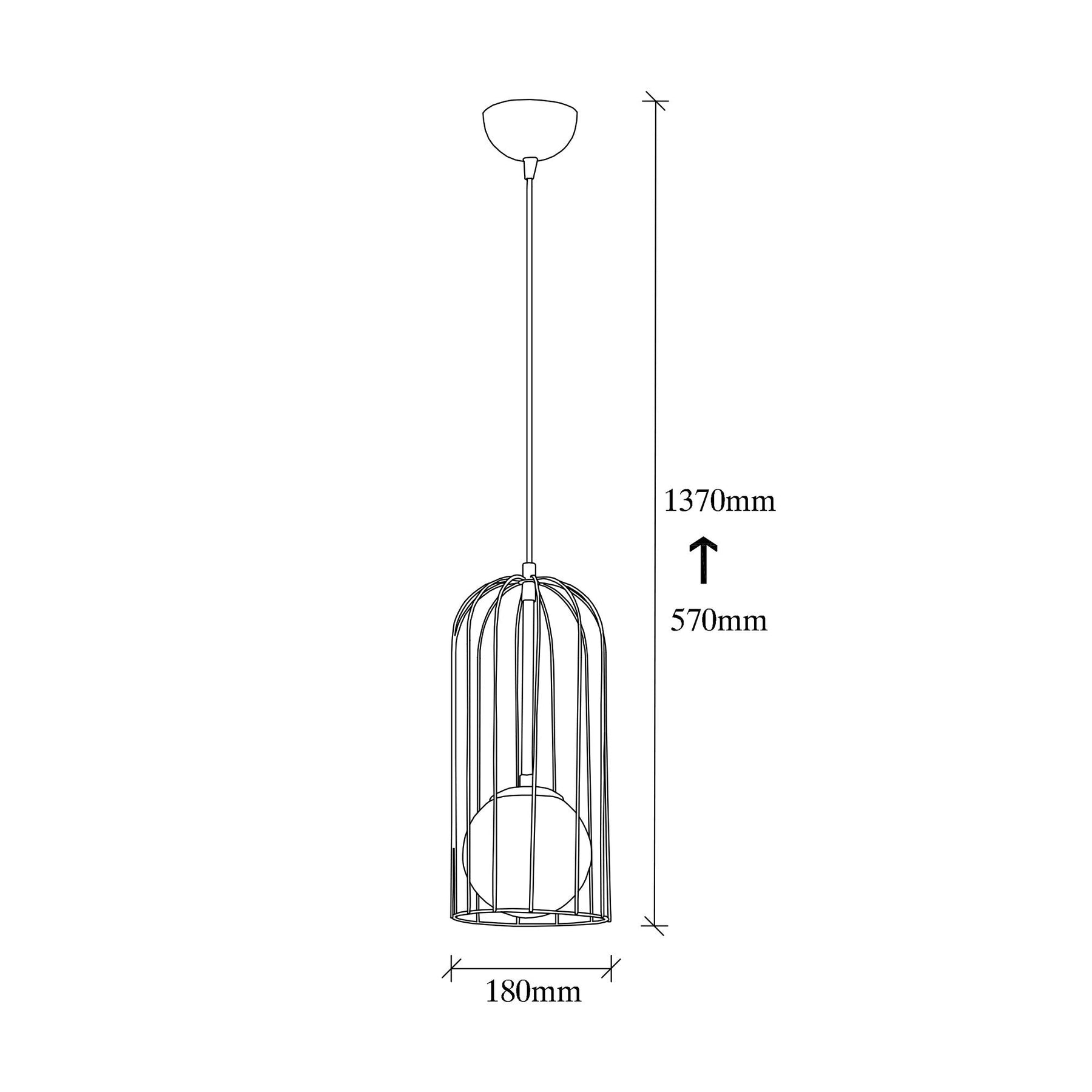 Lustra Tweety, 2915, cadru metalic, auriu, 17x17x59x139 cm
