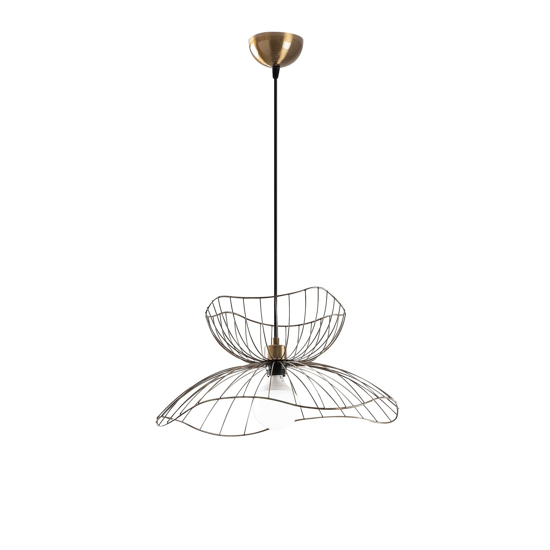 Lustra Farac, 6391, cadru metalic, negru, 50x50x41/121 cm