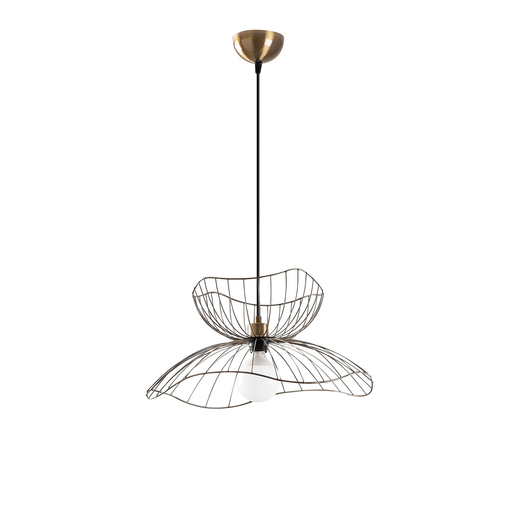 Lustra Farac, 6391, cadru metalic, negru, 50x50x41/121 cm
