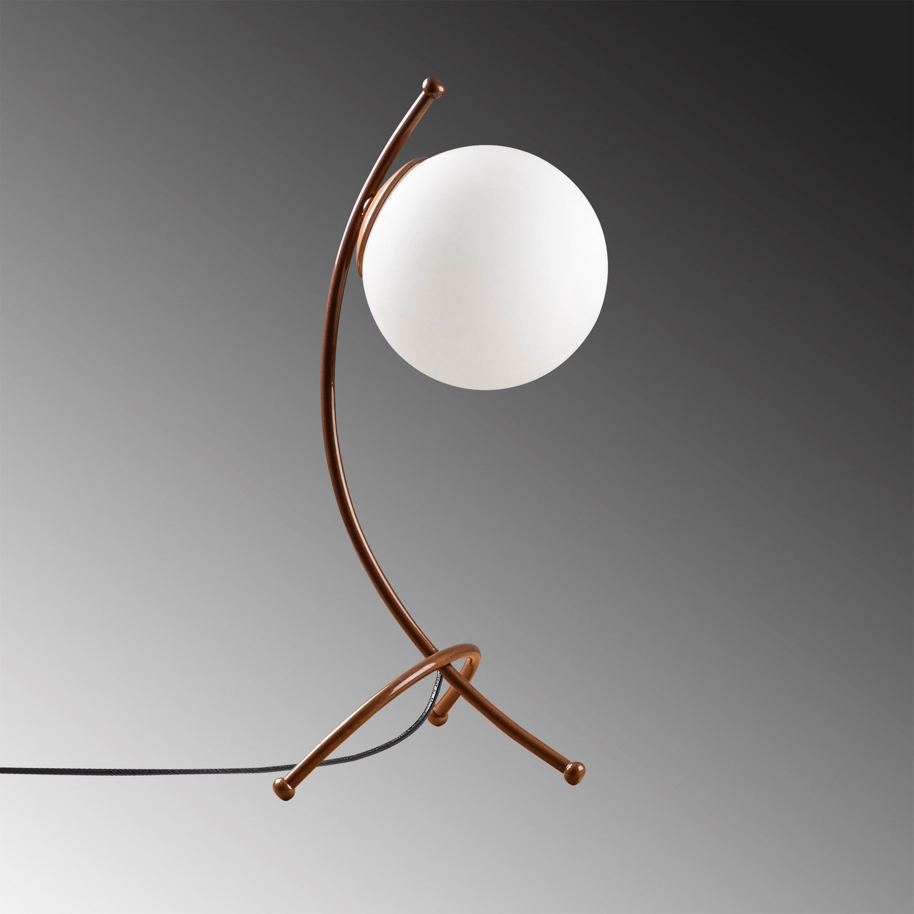 Veioza Yay, 5013, metal/sticla, auriu-roze, 23x18x43 cm