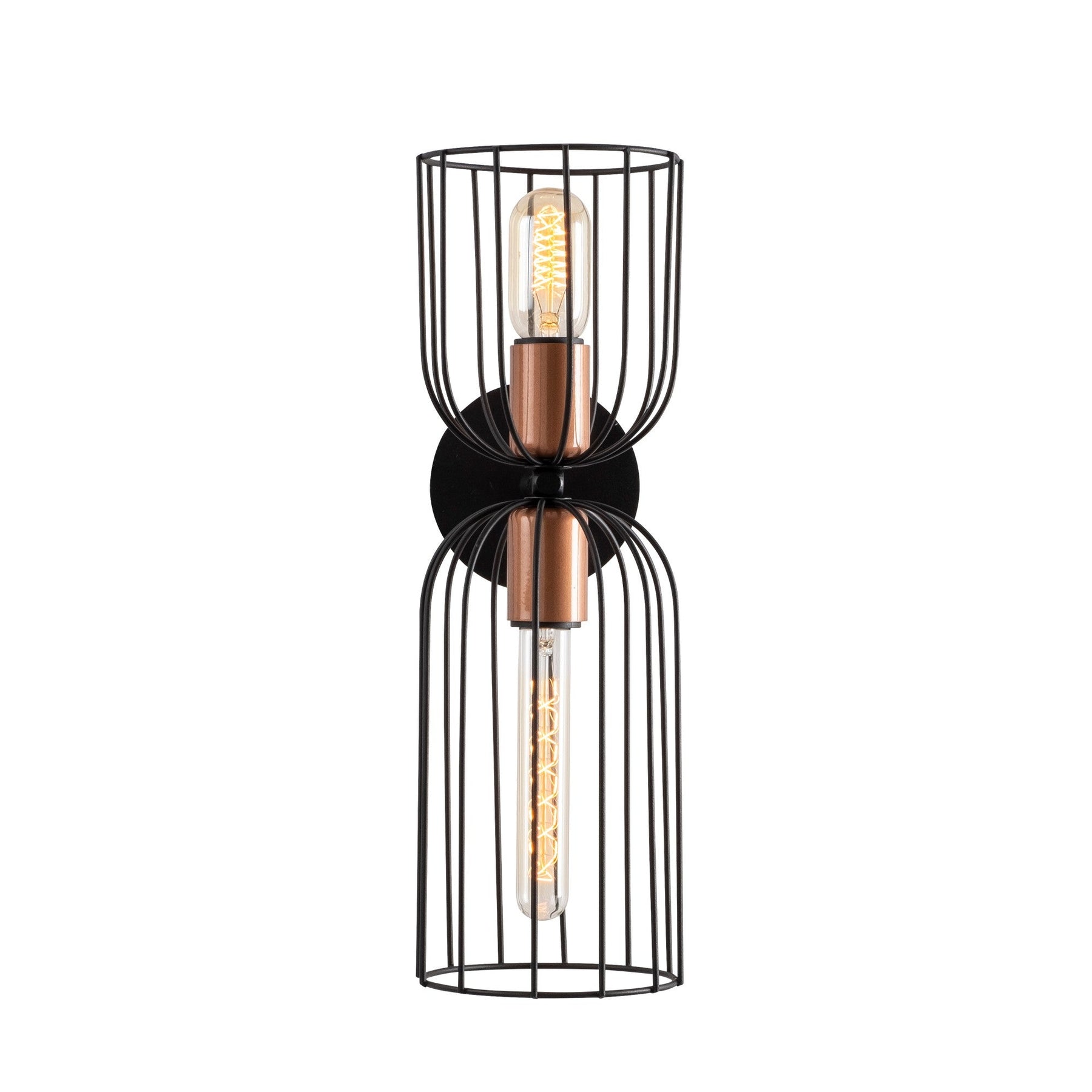Lampa de perete Nezgep, 3231, cadru metalic, negru, 14x22 cm