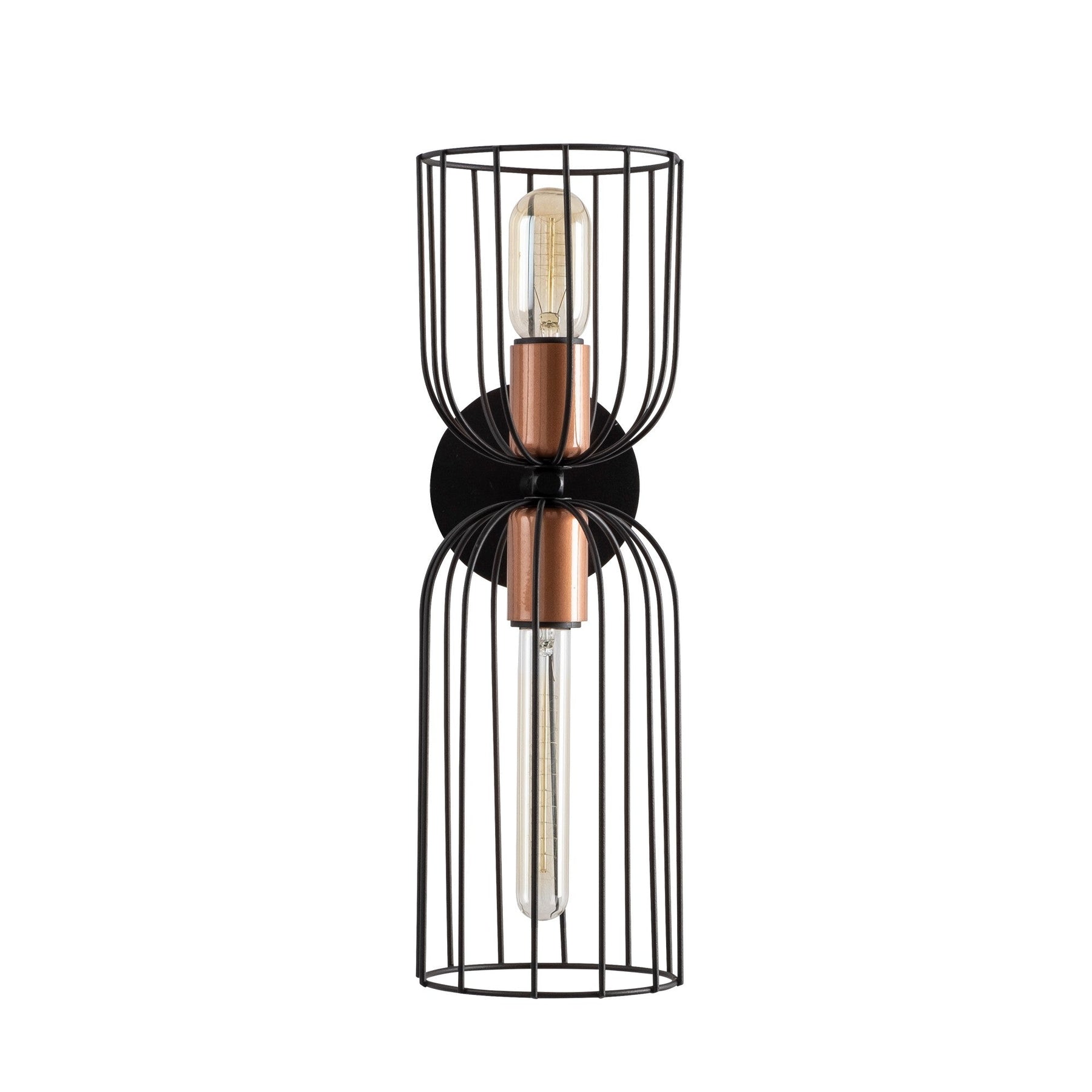 Lampa de perete Nezgep, 3231, cadru metalic, negru, 14x22 cm