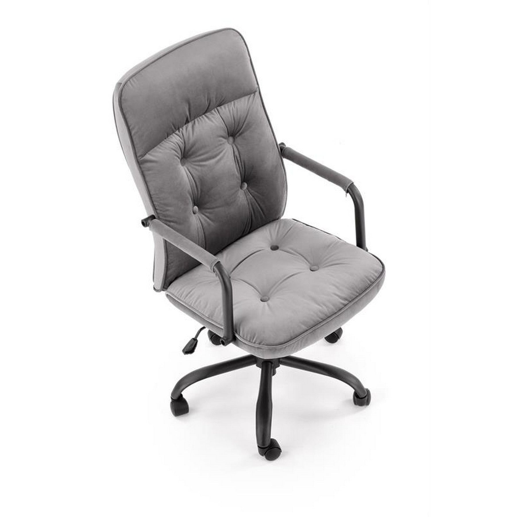 Scaun birou Colin, gri, 54x57x102/110 cm