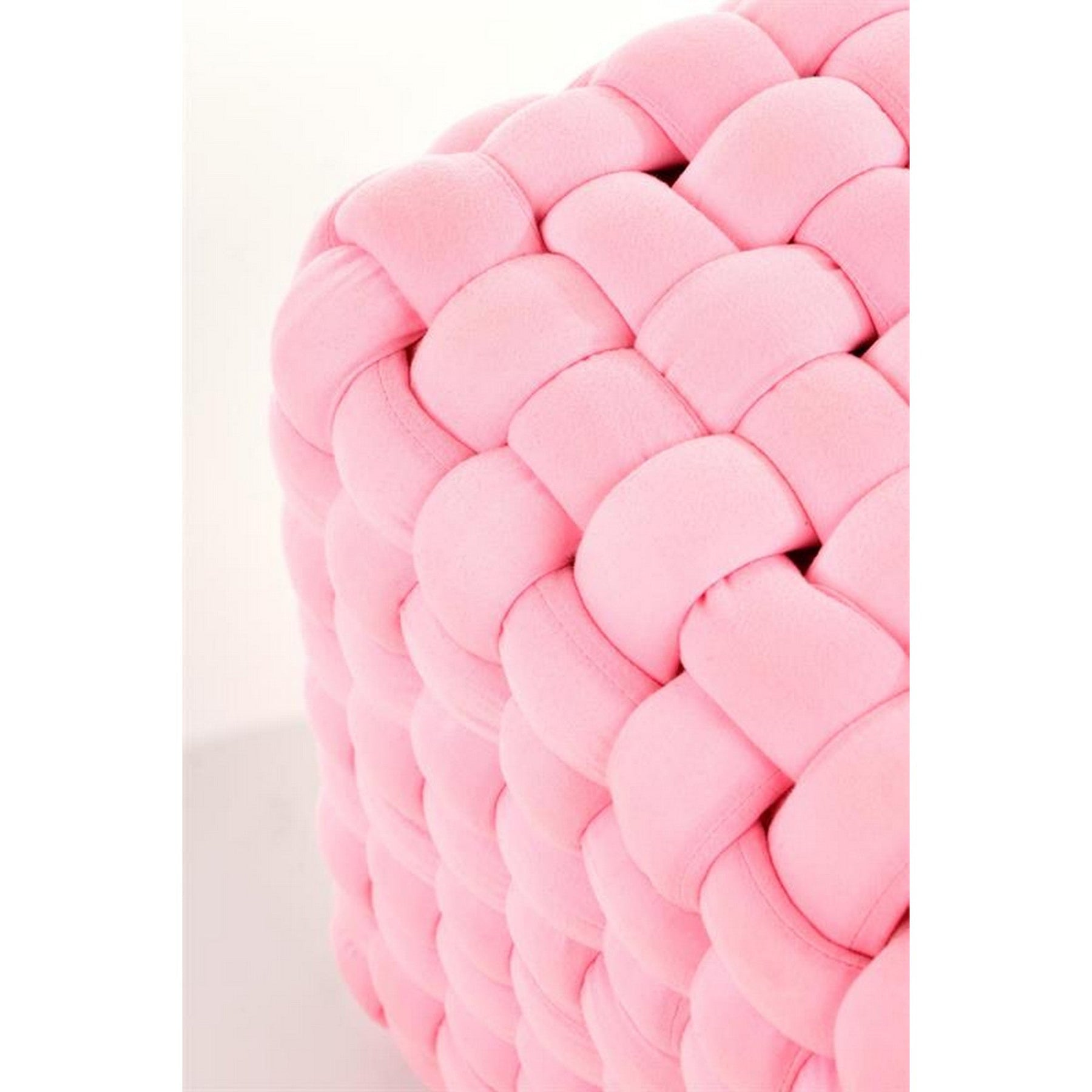 Taburet Rubik roz, 35x35x35 cm