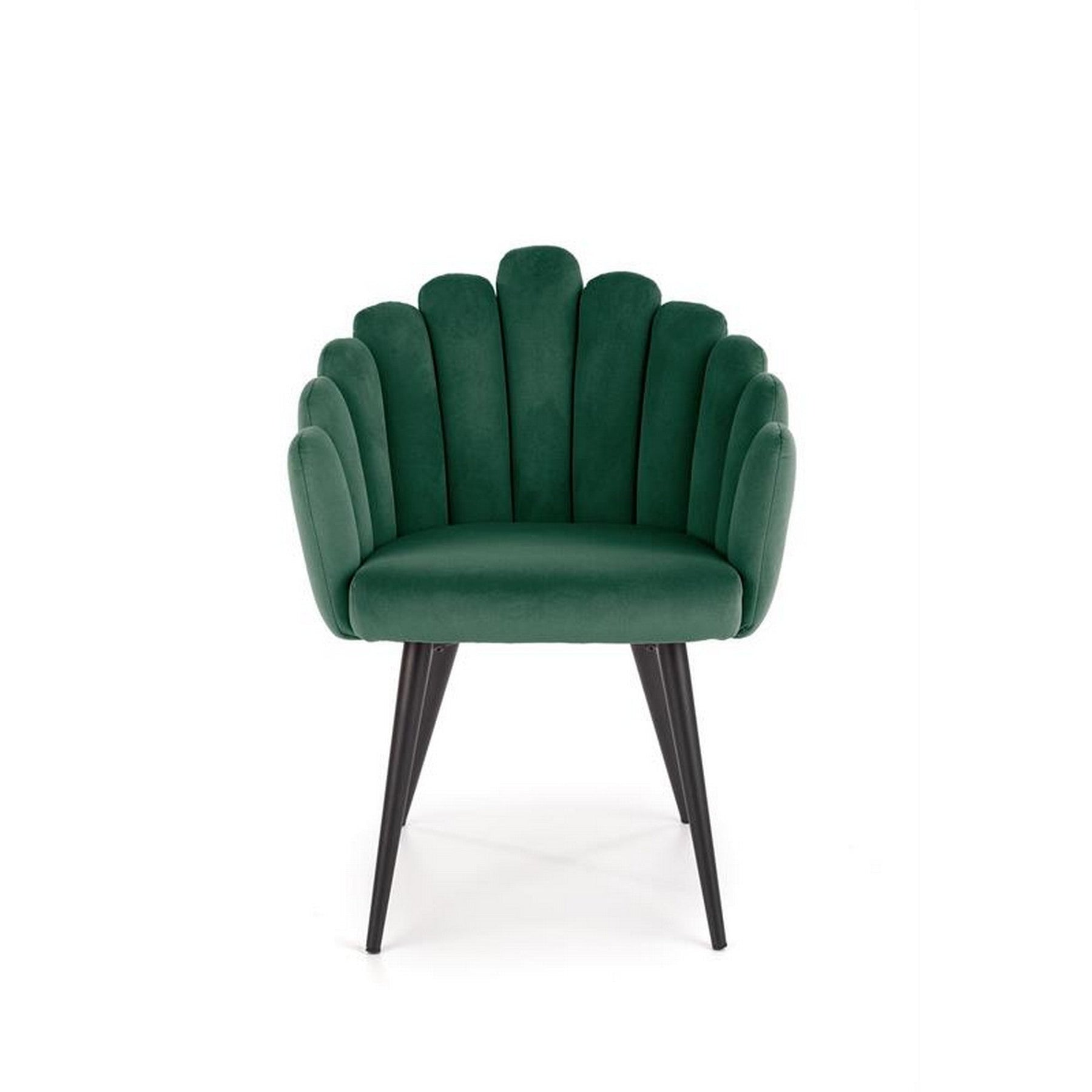 Scaun tapitat K410, verde, 65x62x85 cm