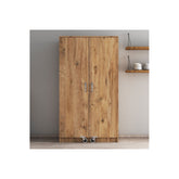 Dulap bucatarie ERC0102, stejar, PAL, 2 usi, 90x38x162 cm