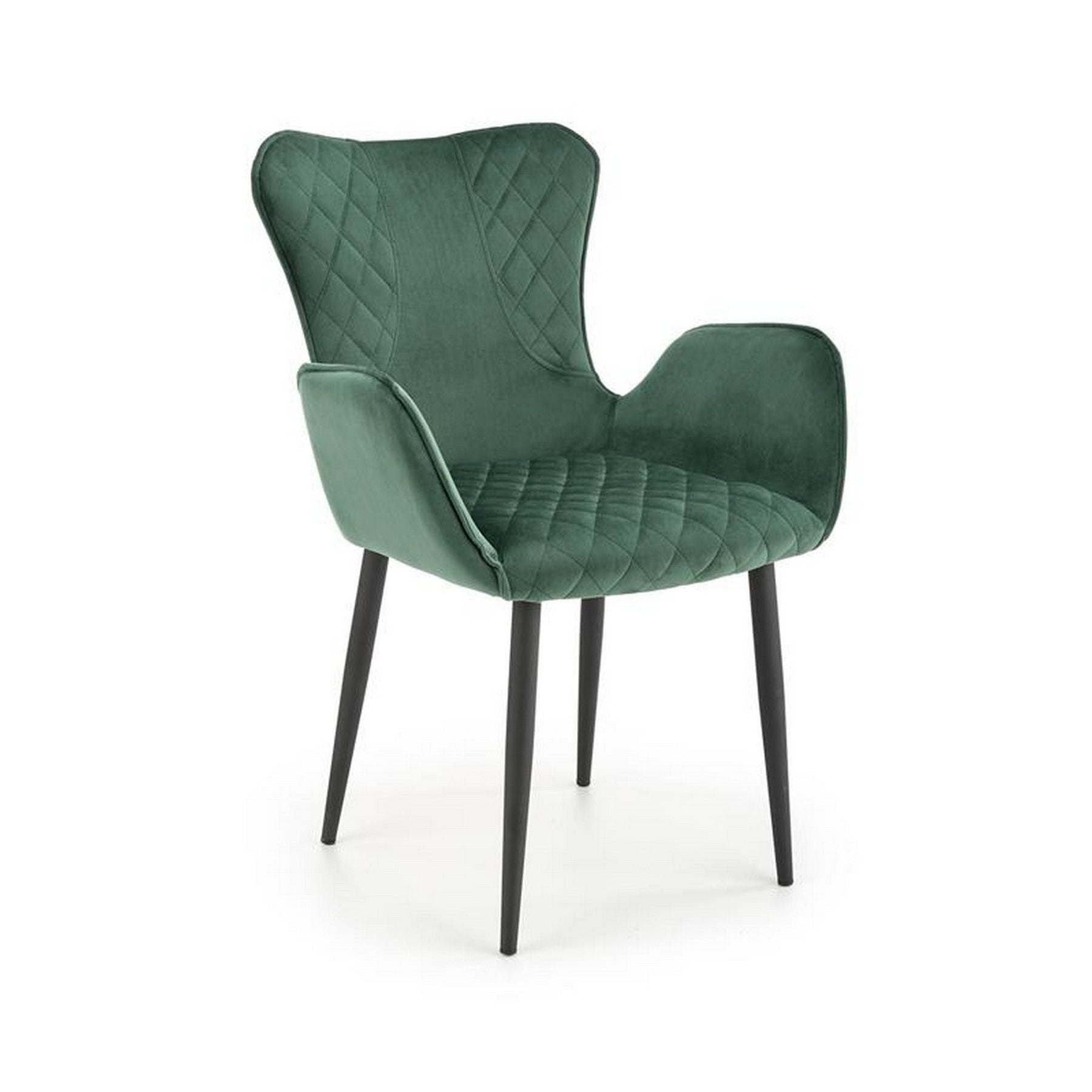 Scaun K427, verde, 56x56x80 cm