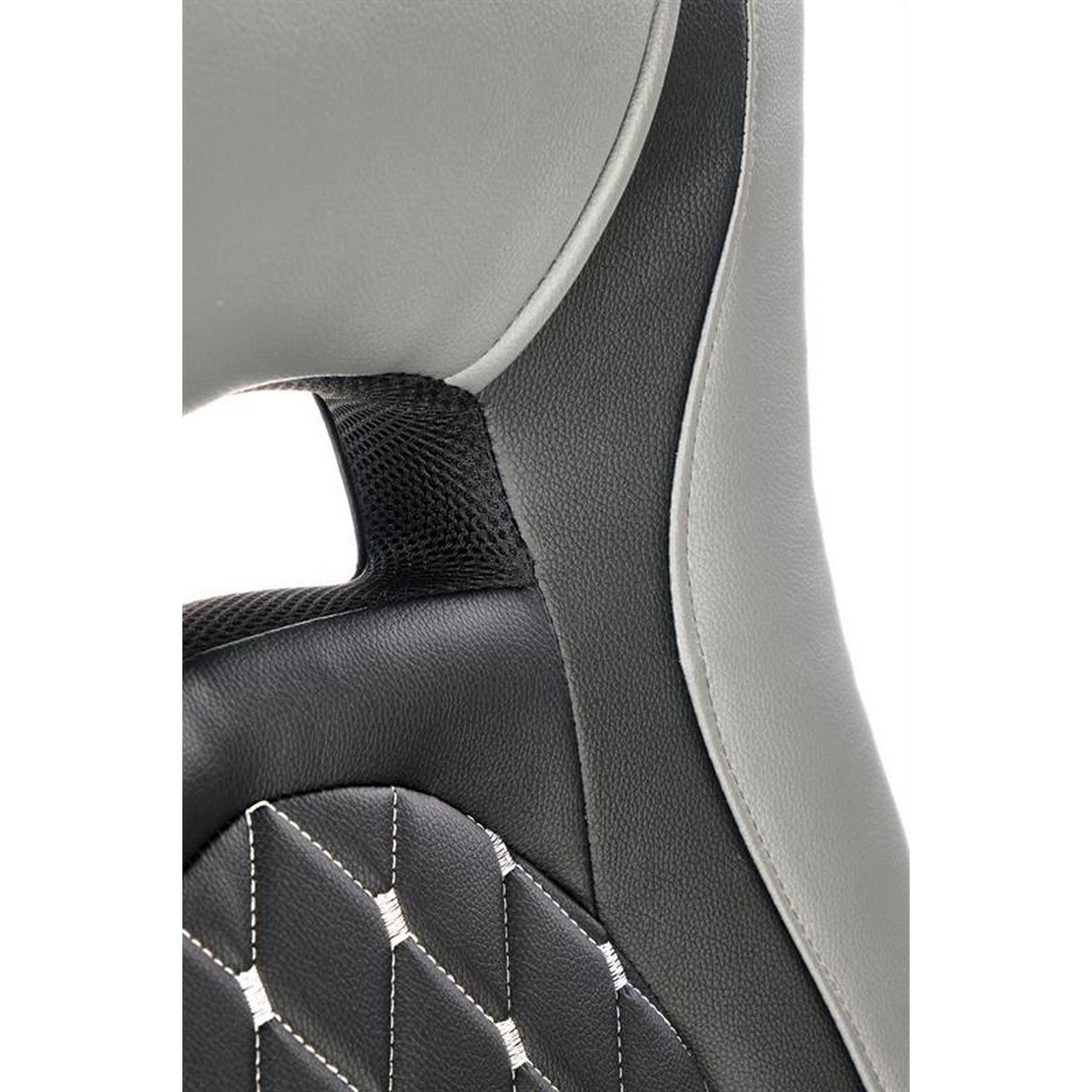 Scaun birou CASTANO cu mecanism TILT, negru/gri, 60x64x107/117 cm