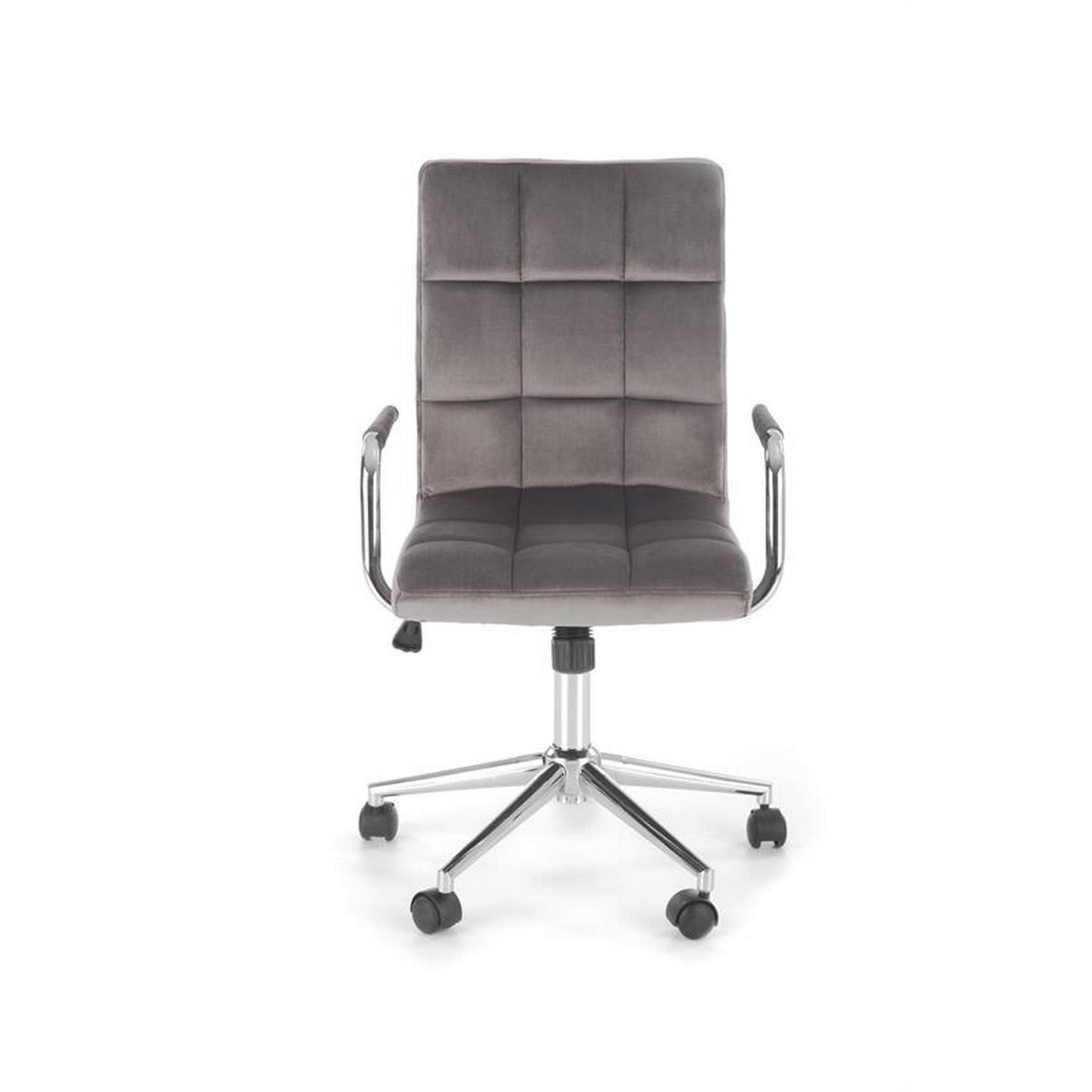 Scaun birou Gonzo 4, gri, 60x53x93/105 cm