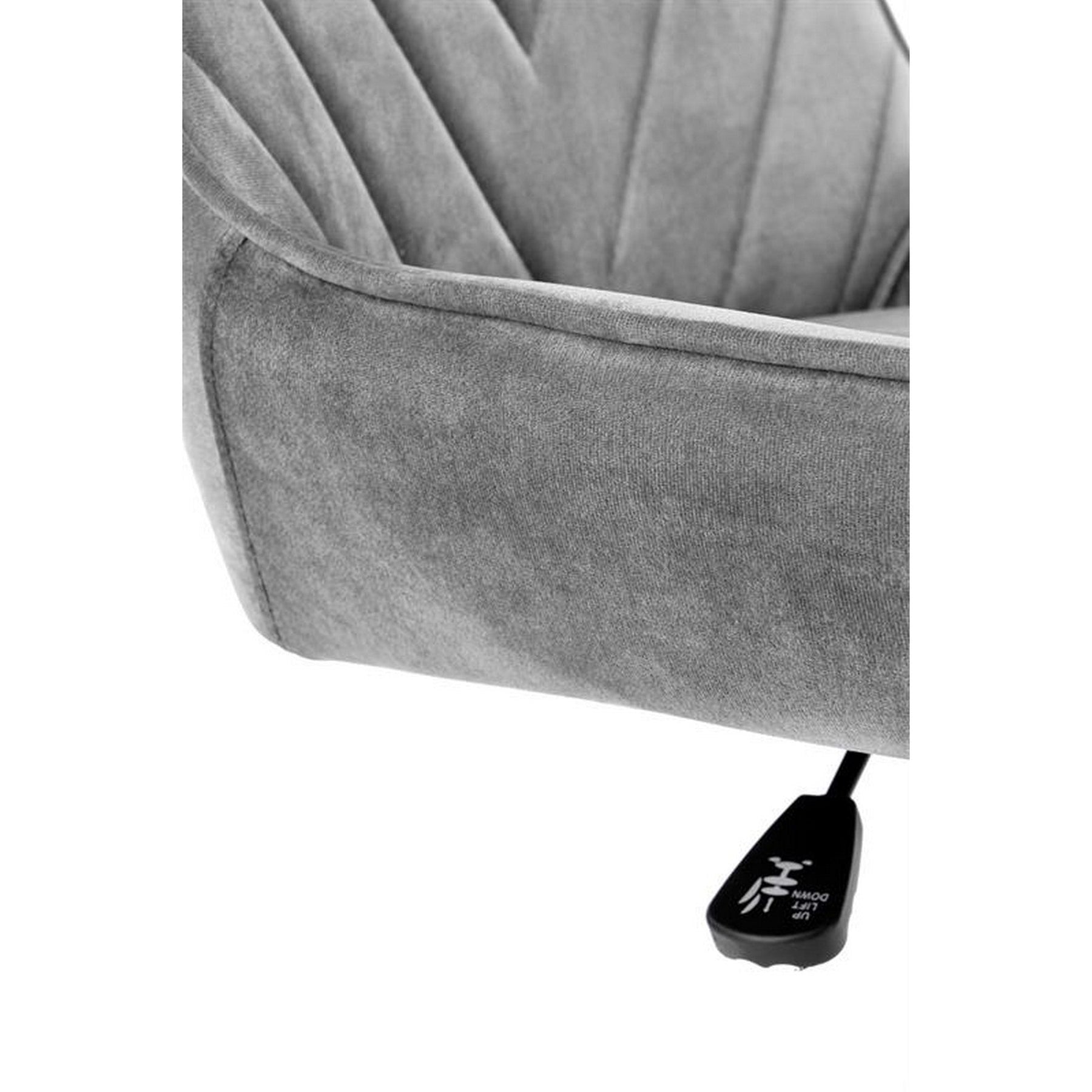 Scaun ergonomic pentru birou Rico, gri, 51x54x81/91cm
