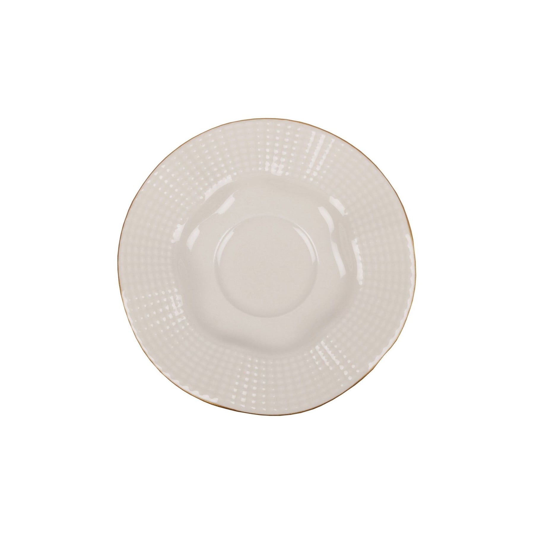 Set 6 cesti cu 6 farfurii cafea MLN12KT14R520, alb, portelan 100%