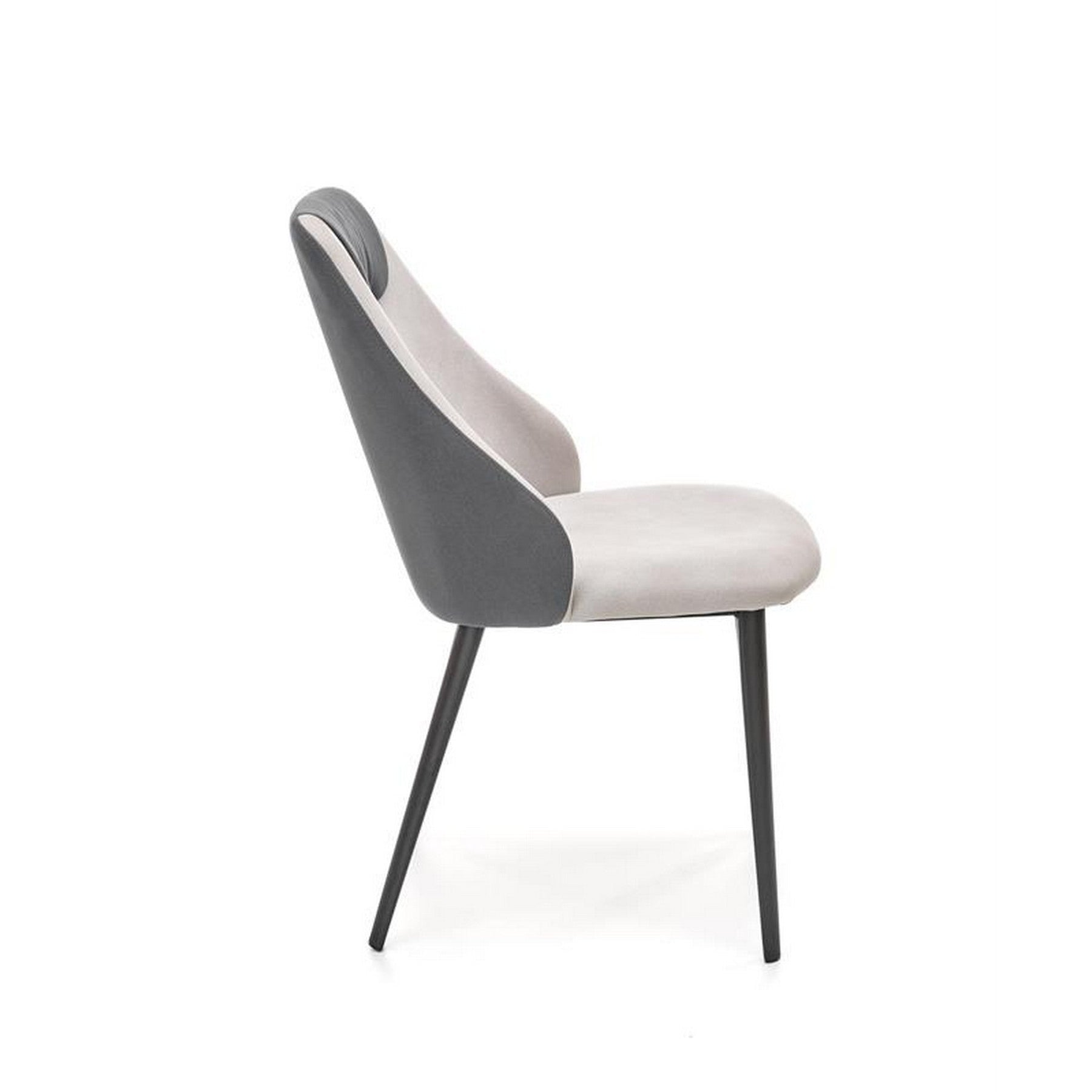 Scaun K470, stofa gri, 48x62x85 cm
