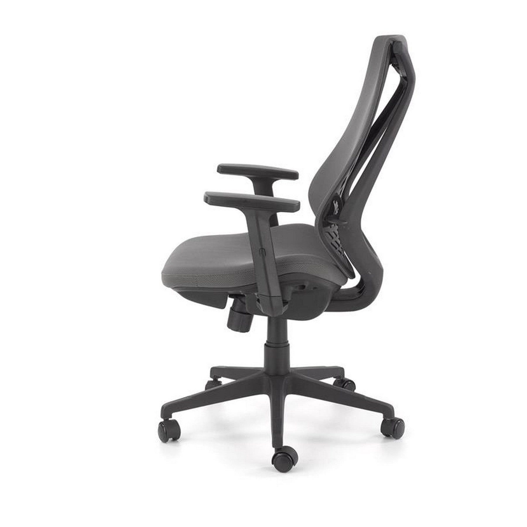 Scaun birou Rubio, gri, 66x60x101/109 cm
