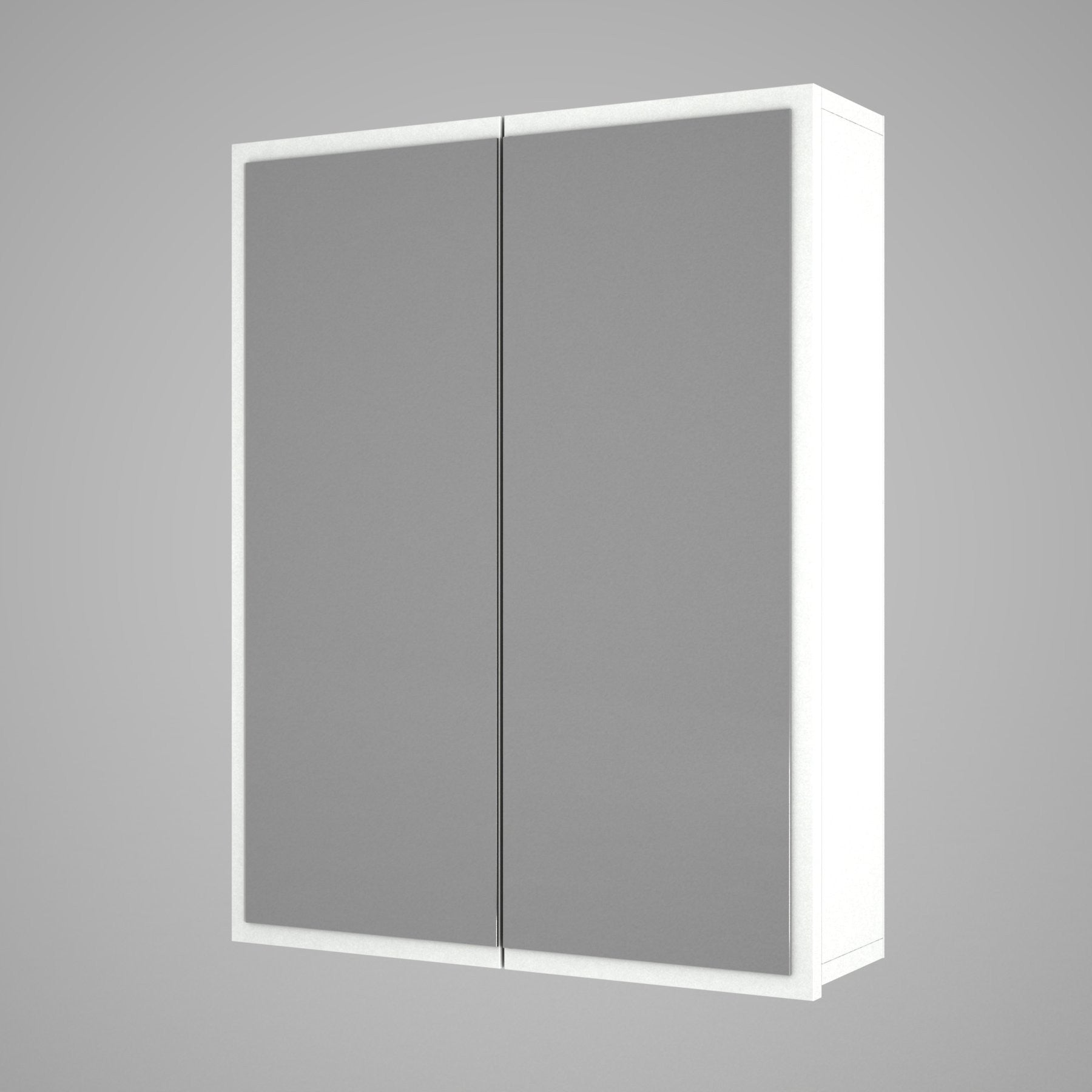 Dulap de baie Kayla, alb, PAL, 60x17x78 cm