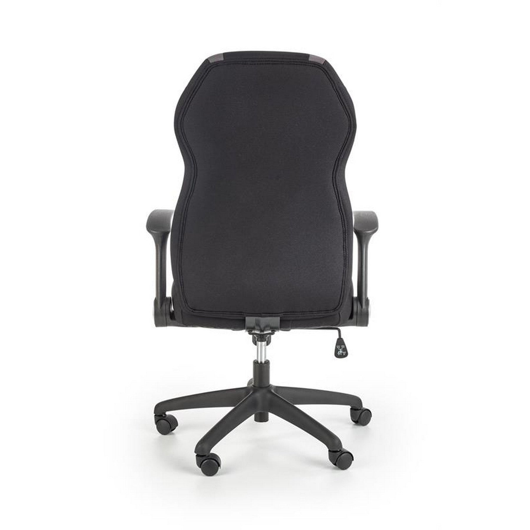 Scaun birou Jofrey, negru/gri, 66x64x109/117 cm