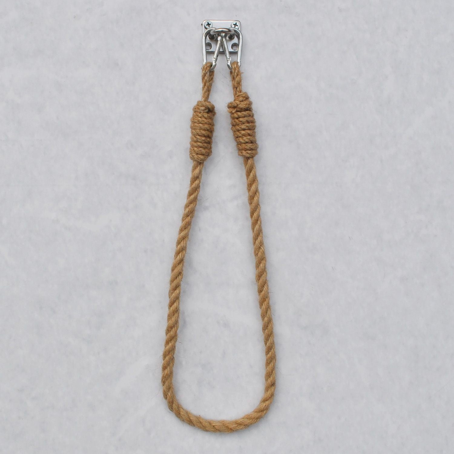 Agatatoare pentru baie BoruRaf118, franghie/metal, 12x45x3 cm