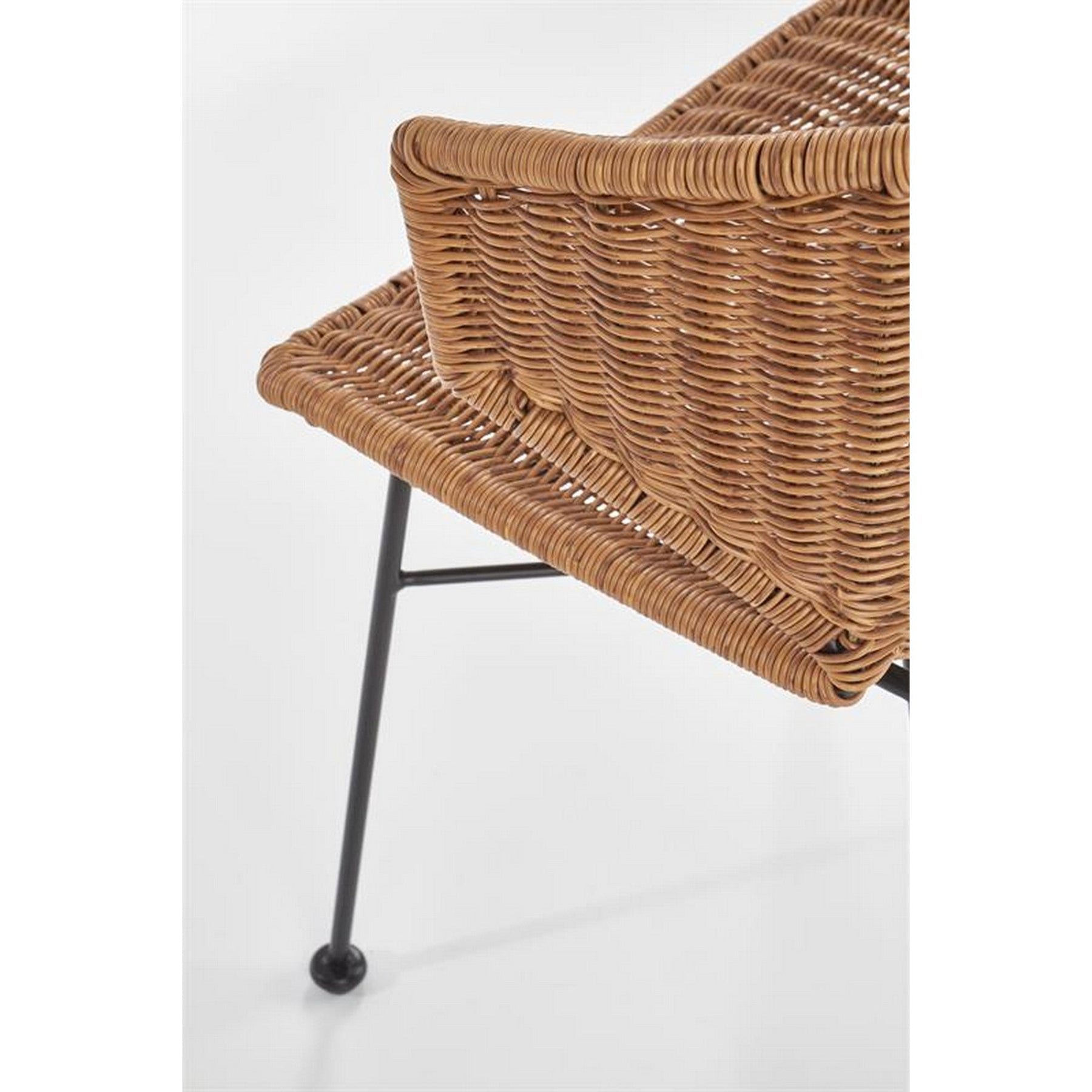 Scaun K407, ratan sintetic, 56x51x77 cm