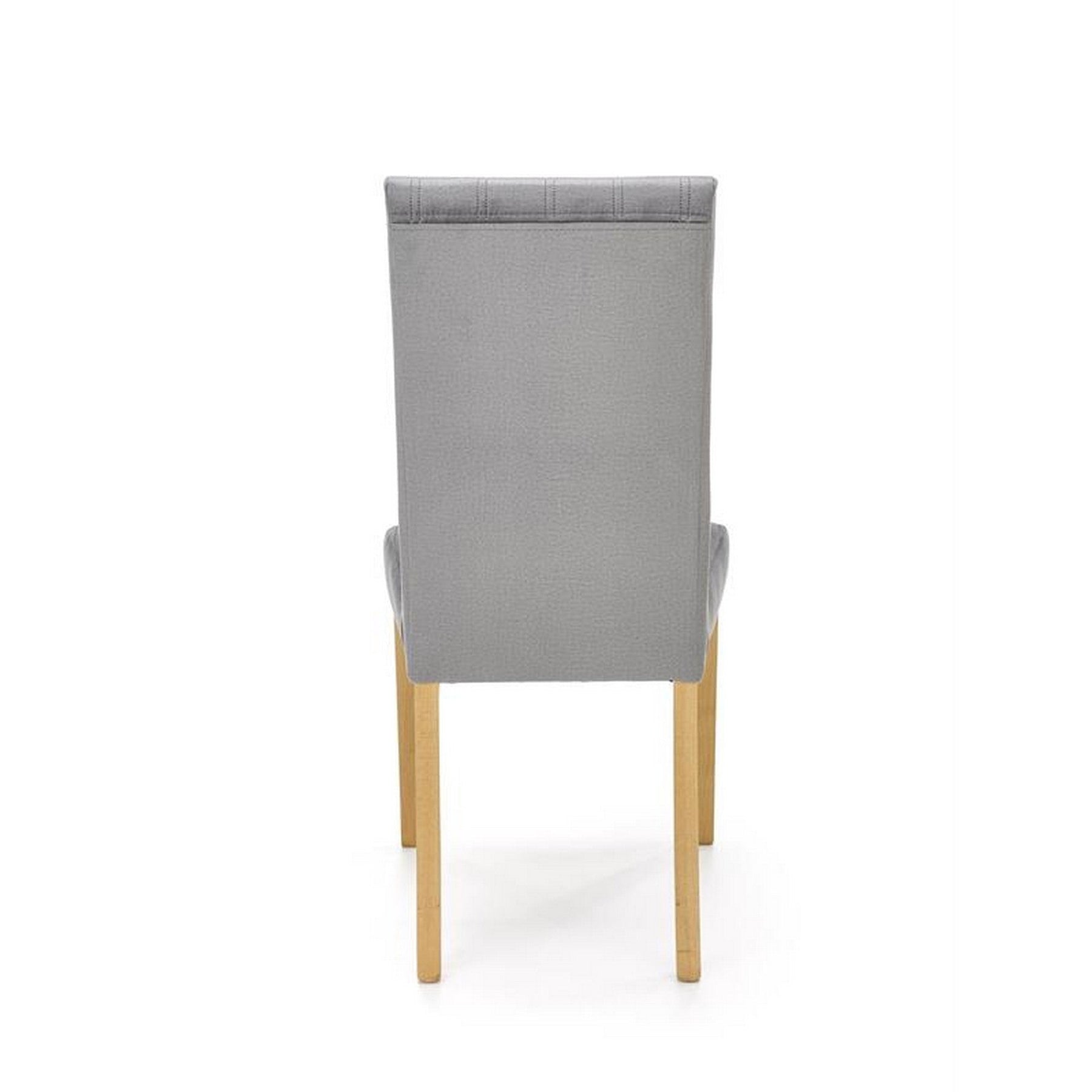 Scaun DIEGO 3, stofa catifelata gri deschis, 47x59x99 cm