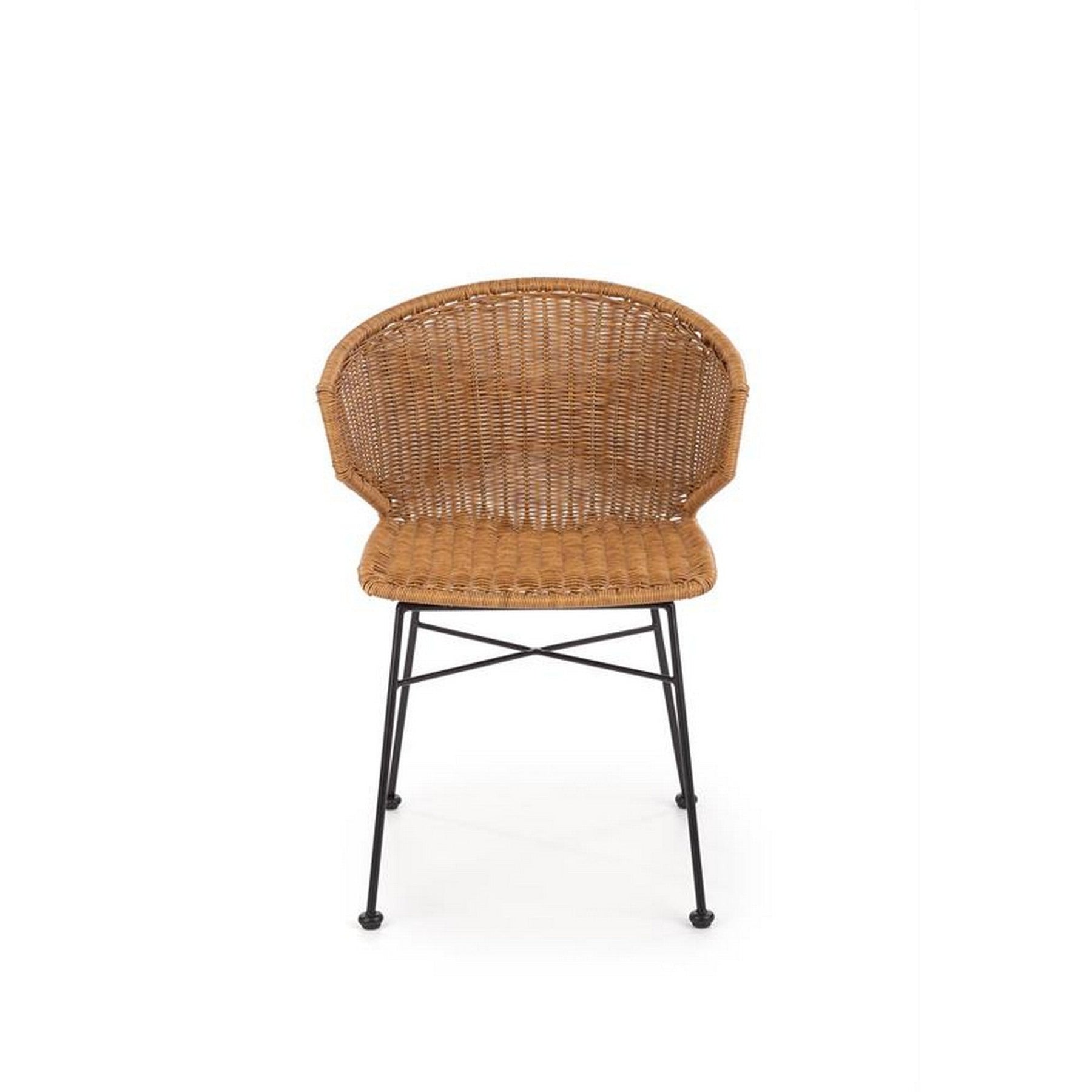 Scaun K407, ratan sintetic, 56x51x77 cm