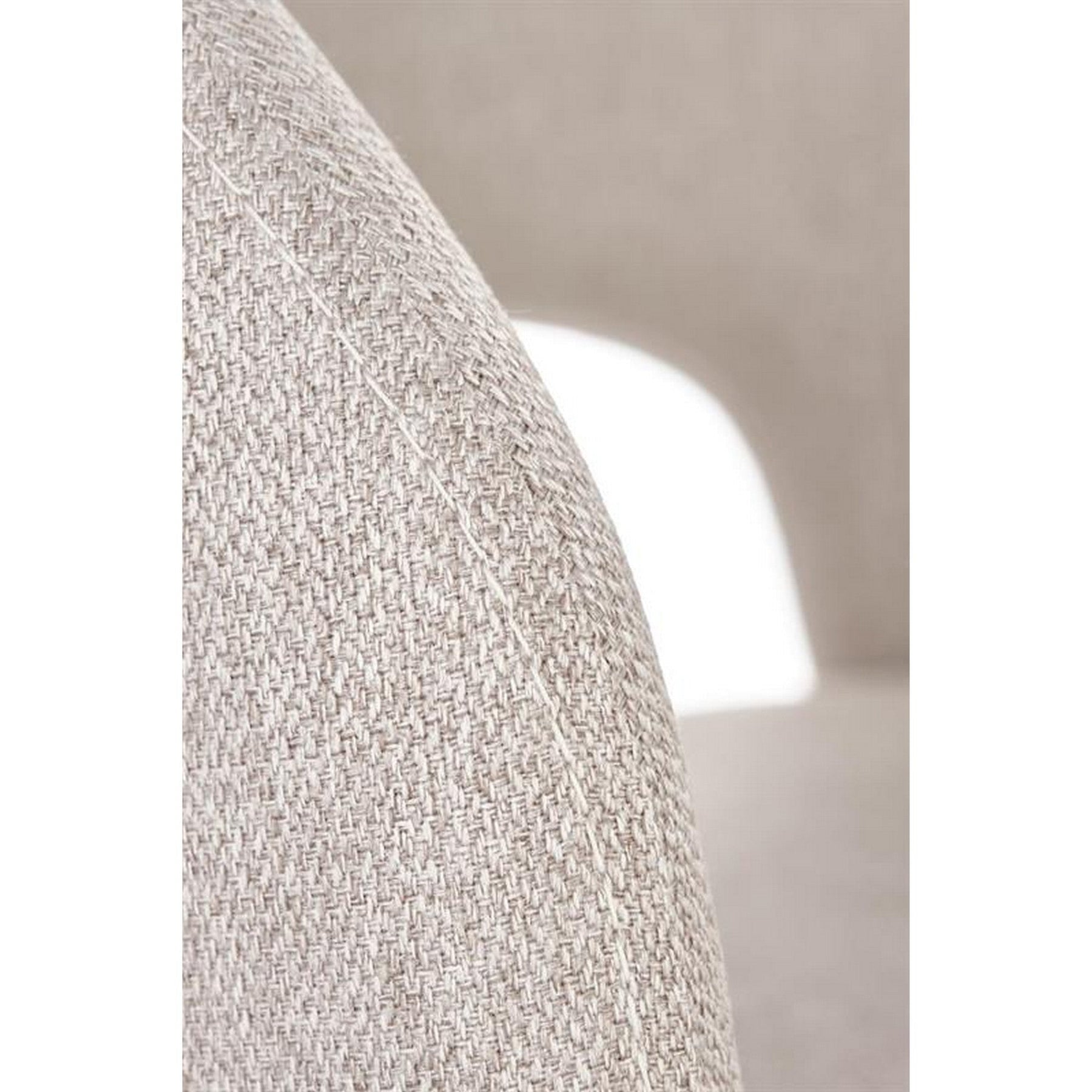 Scaun K486, stofa bej/alb, 51x57x77 cm