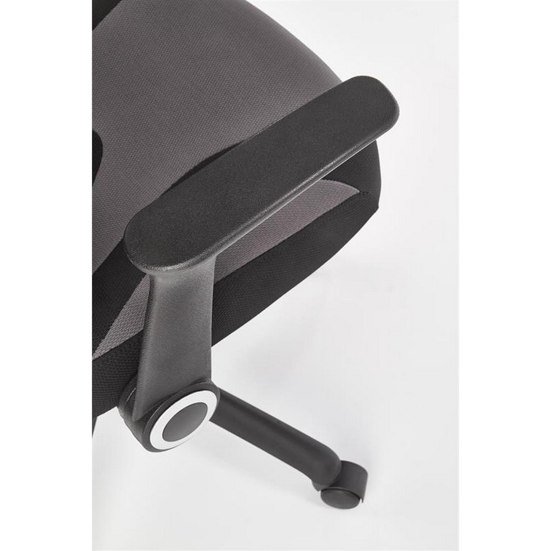 Scaun birou Jofrey, negru/gri, 66x64x109/117 cm