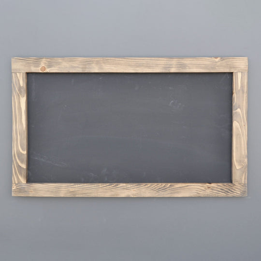 Tabla de scris AA049, negru, margine din lemn de molid, 100x60x4 cm
