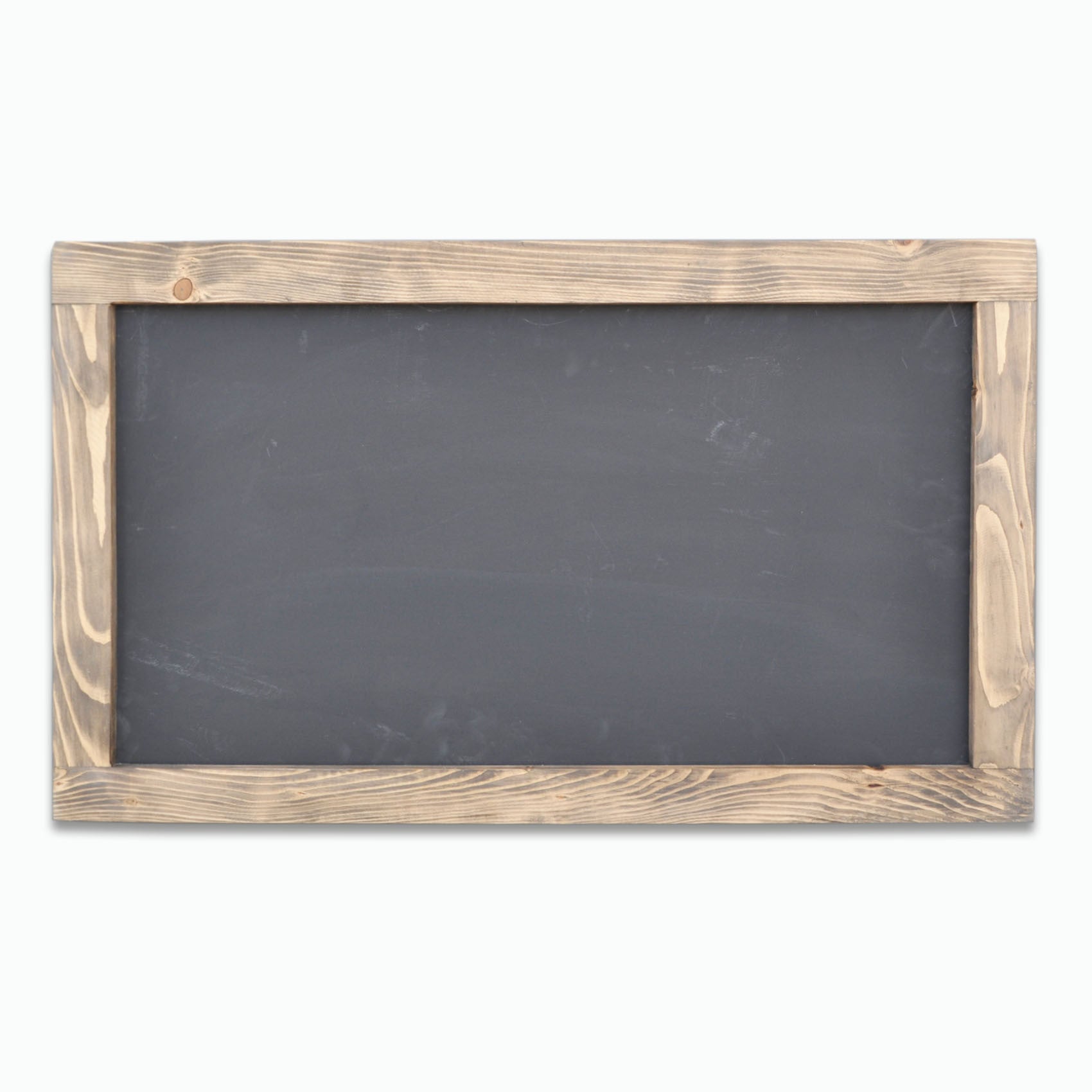 Tabla de scris AA049, negru, margine din lemn de molid, 100x60x4 cm