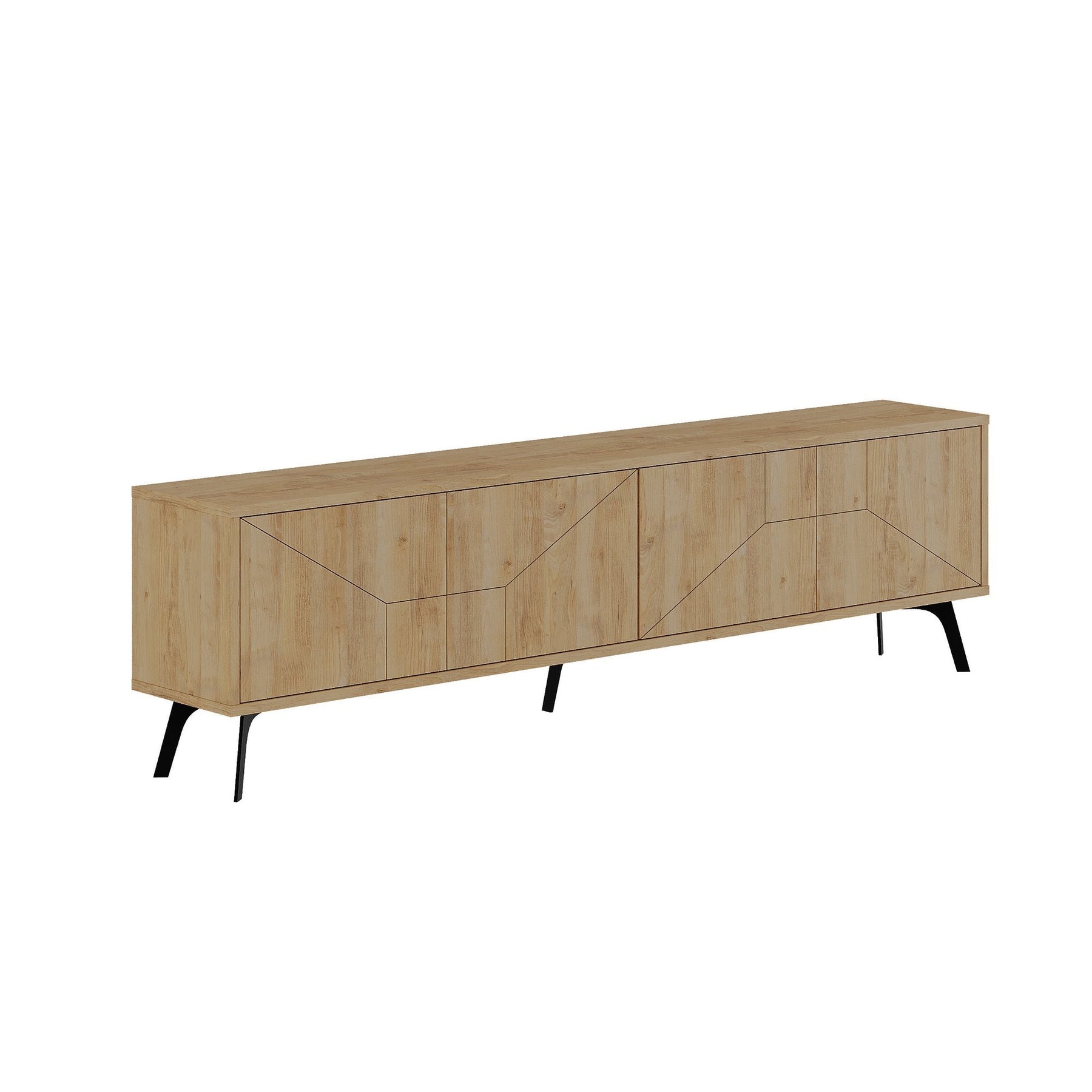 Comoda TV Dune, stejar, PAL, 180x30x50 cm