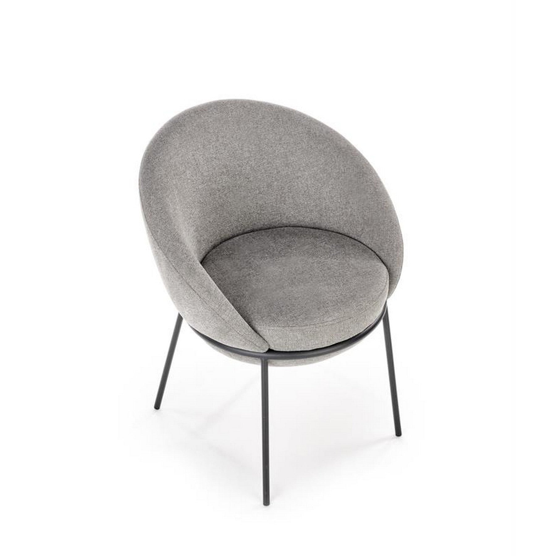 Scaun K482, stofa gri, 61x59x78 cm