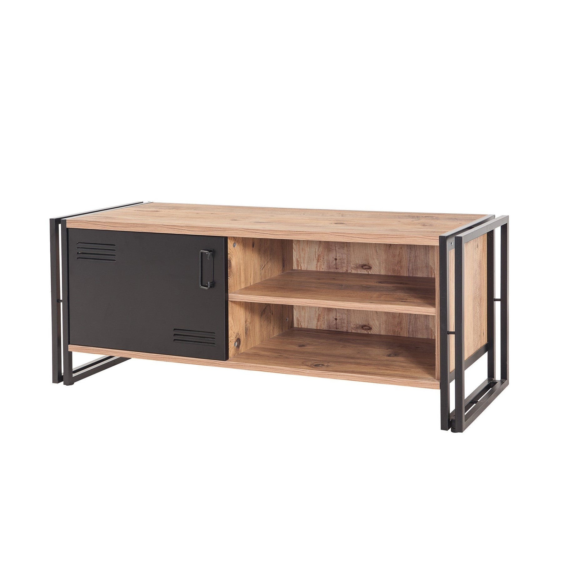 Comoda TV Cosmo Foris, stejar, PAL melaminat, 130x50x45 cm