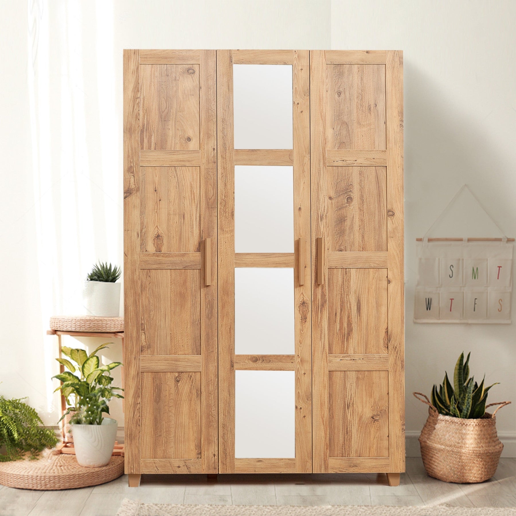 Dulap Hedera 2, din PAL melaminat, atlantic, 120x48x189 cm